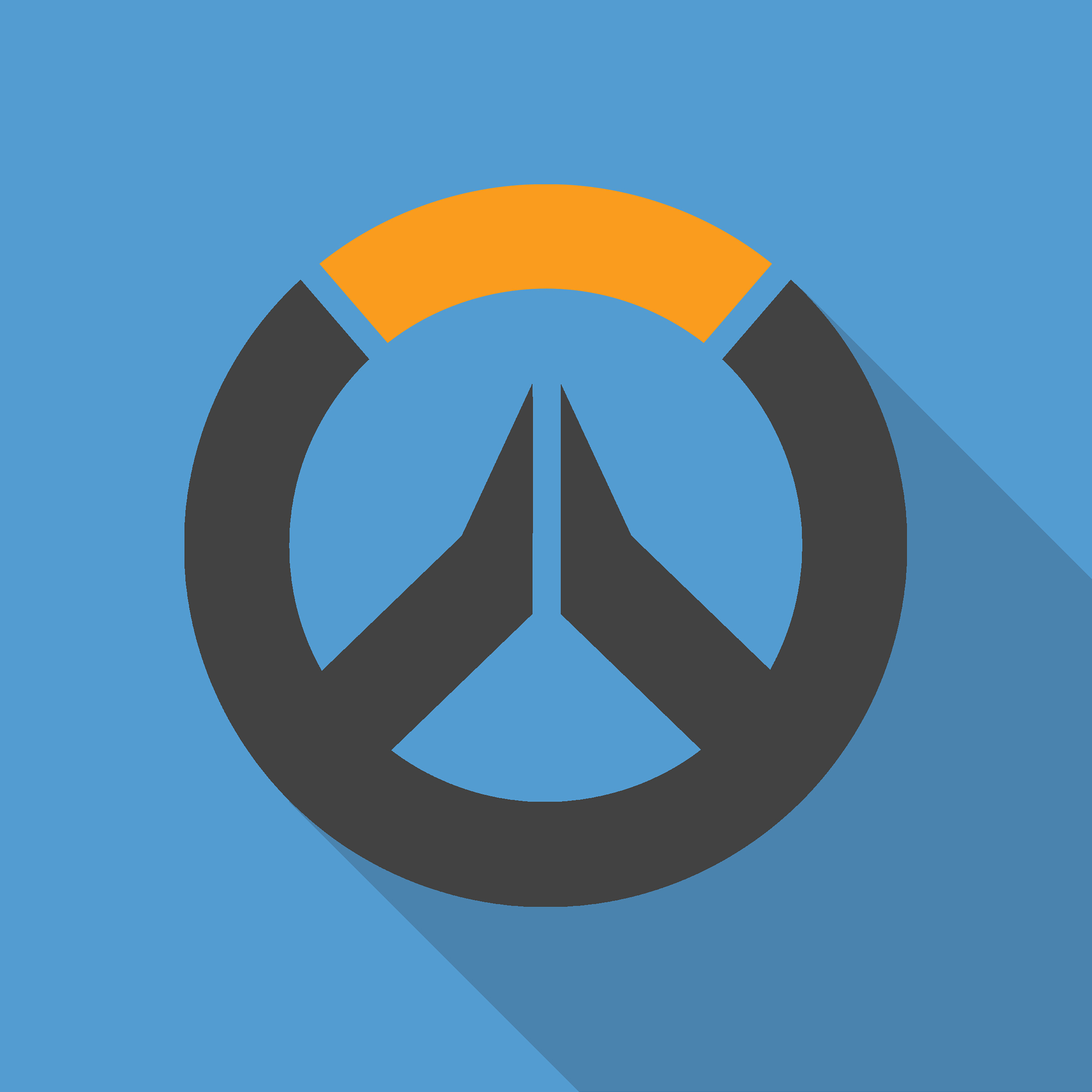 2932x2932 Overwatch Material Design Logo Ipad Pro Retina Display HD 4k  Wallpapers, Images, Backgrounds, Photos and Pictures