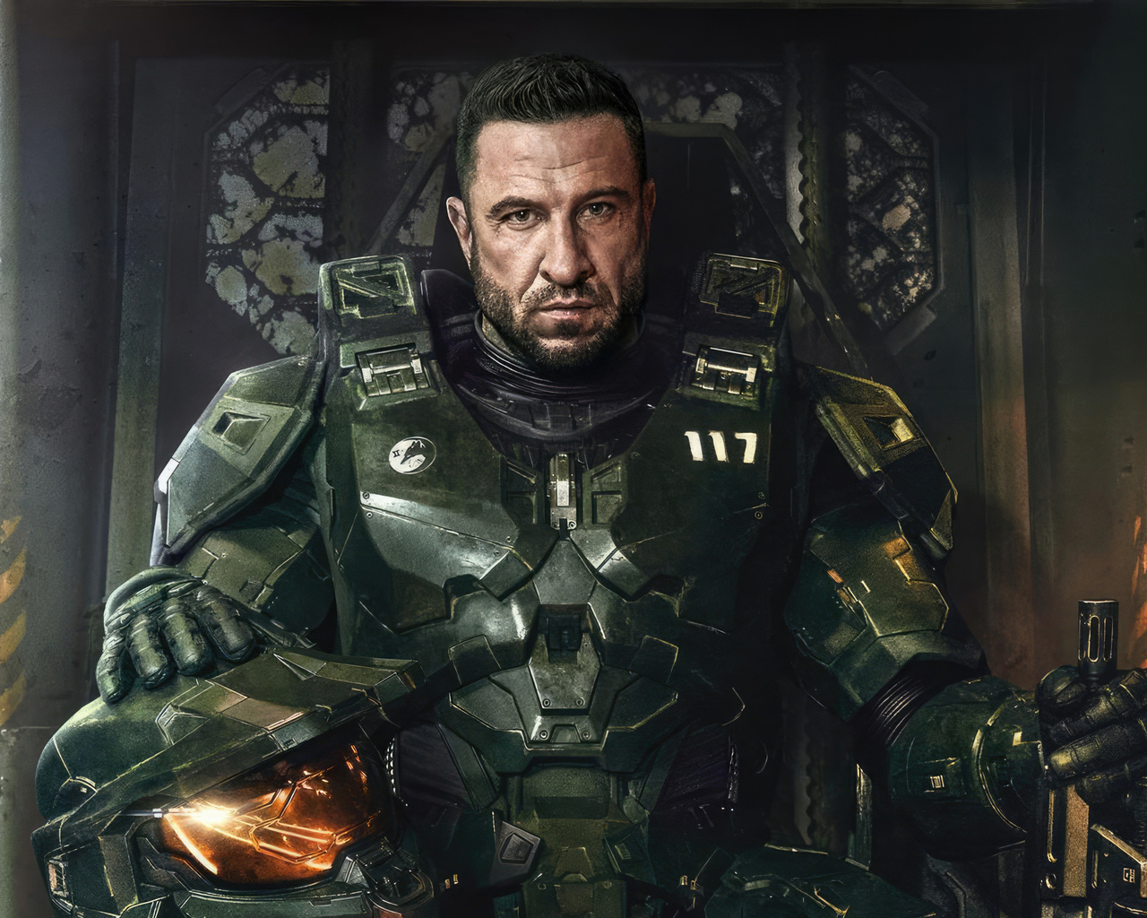 1280x1024 Pablo Schreiber As Master Chief In Halo Wallpaper,1280x1024