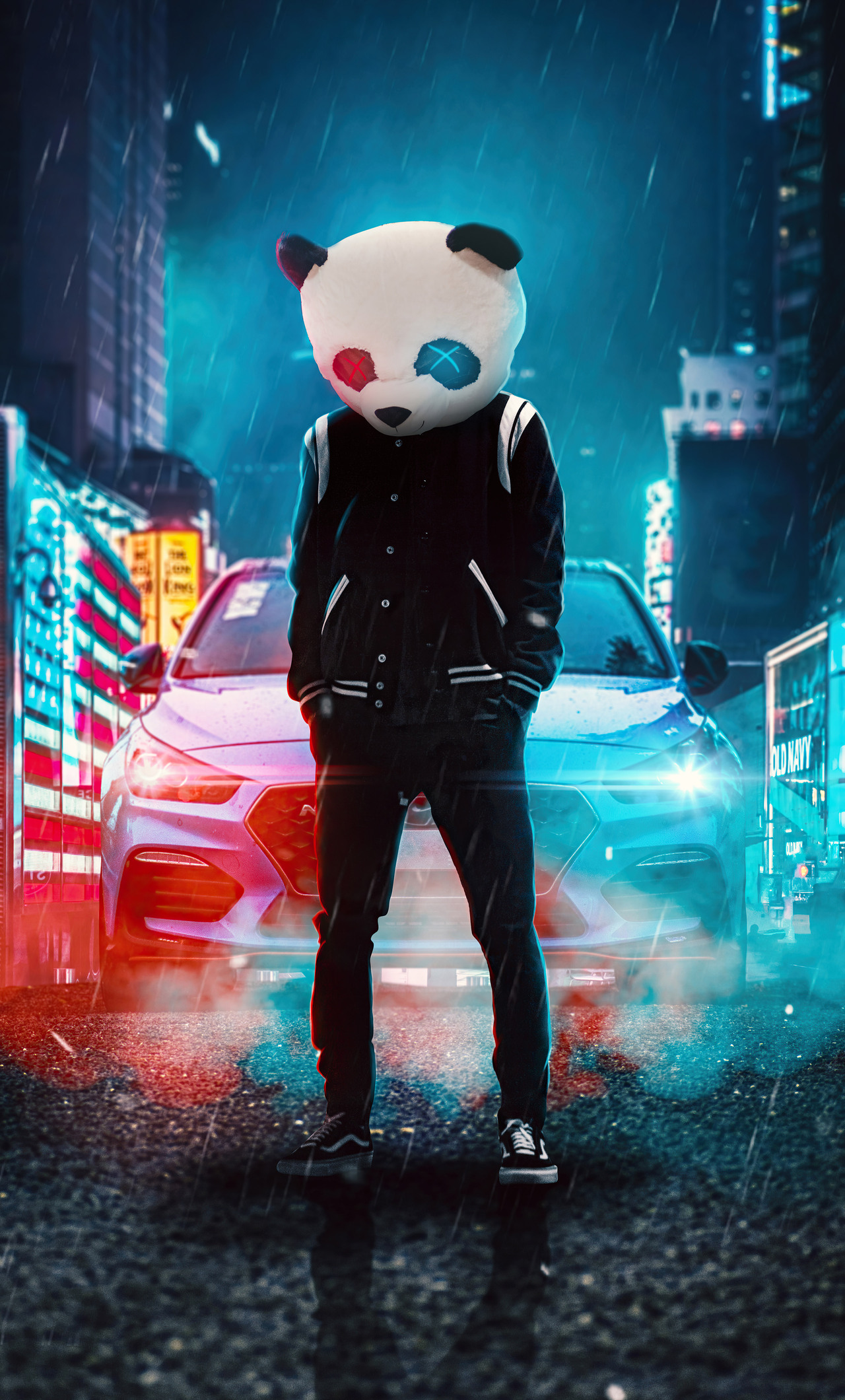 1280x2120 Panda Cool On Street 4k iPhone 6+ HD 4k Wallpapers, Images,  Backgrounds, Photos and Pictures