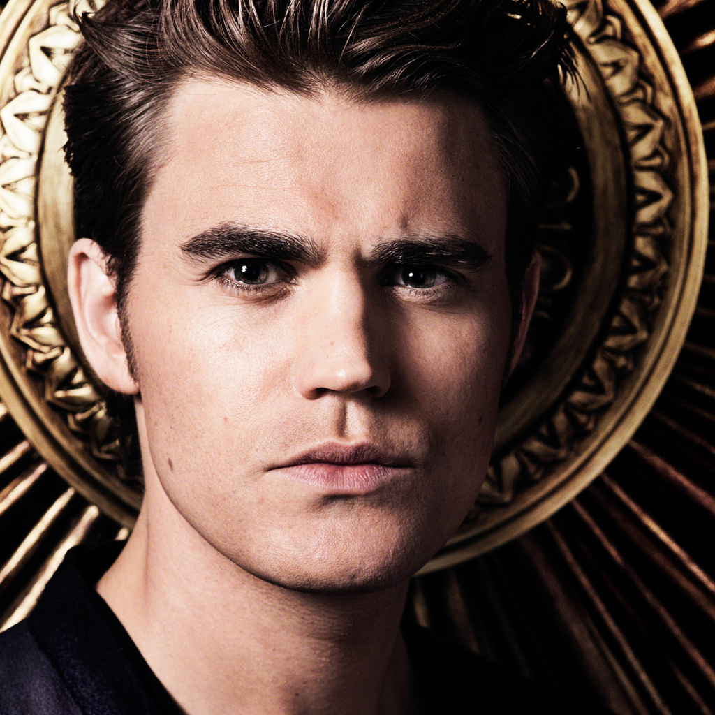 1024x1024 Paul Wesley As Stefan Salvatore The Vampire Diaries 4k ...