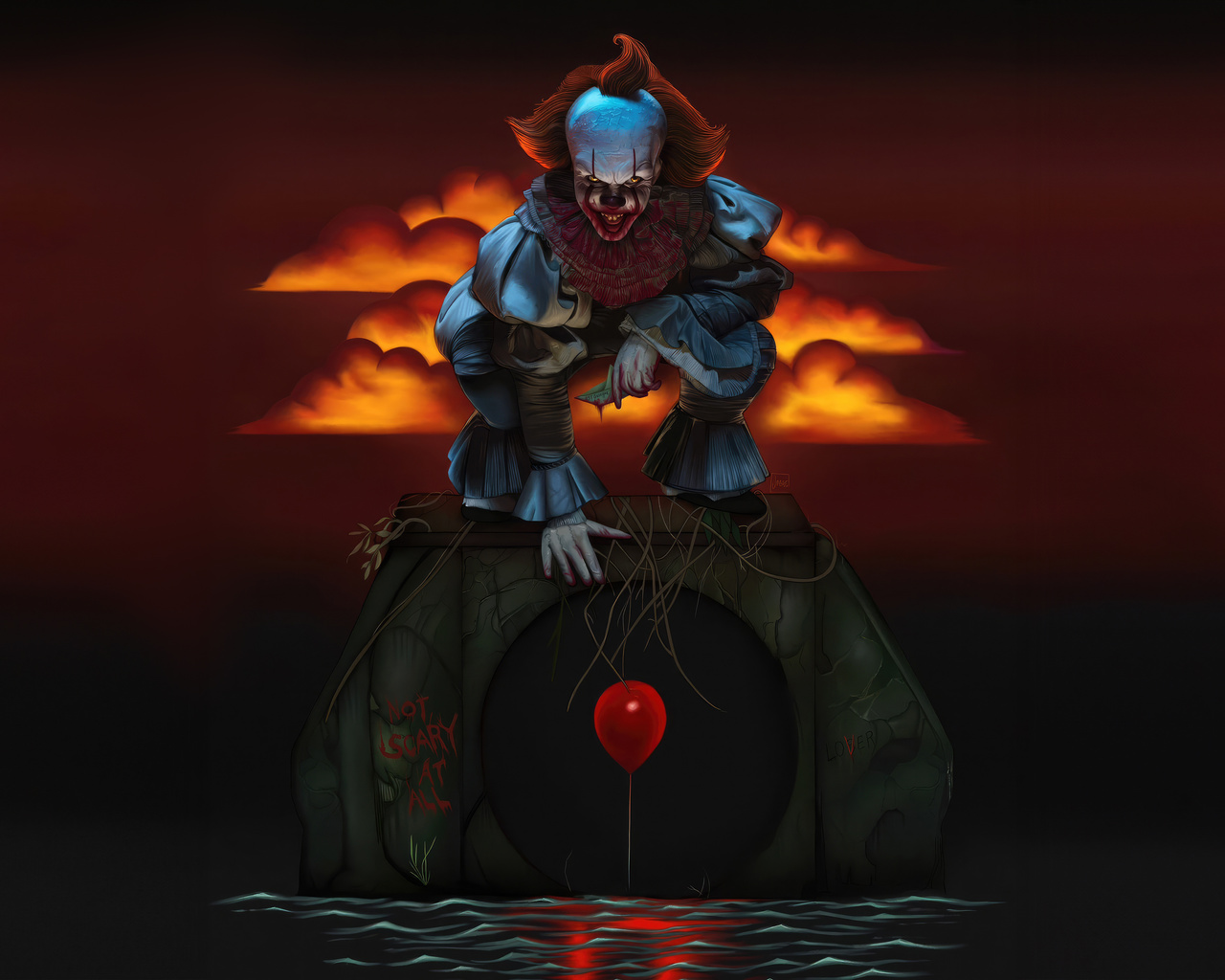 1280x1024 Pennywise Poster 1280x1024 Resolution HD 4k Wallpapers ...