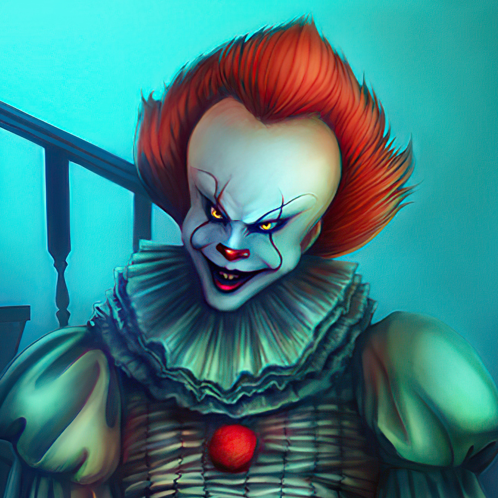 1024x1024 Pennywise Weird 1024x1024 Resolution HD 4k Wallpapers, Images ...