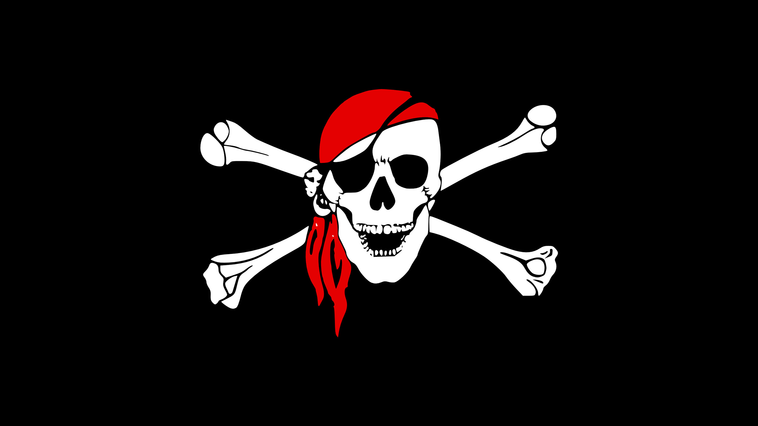 2560x1440 Pirate Flag Skull 1440P Resolution ,HD 4k Wallpapers,Images ...