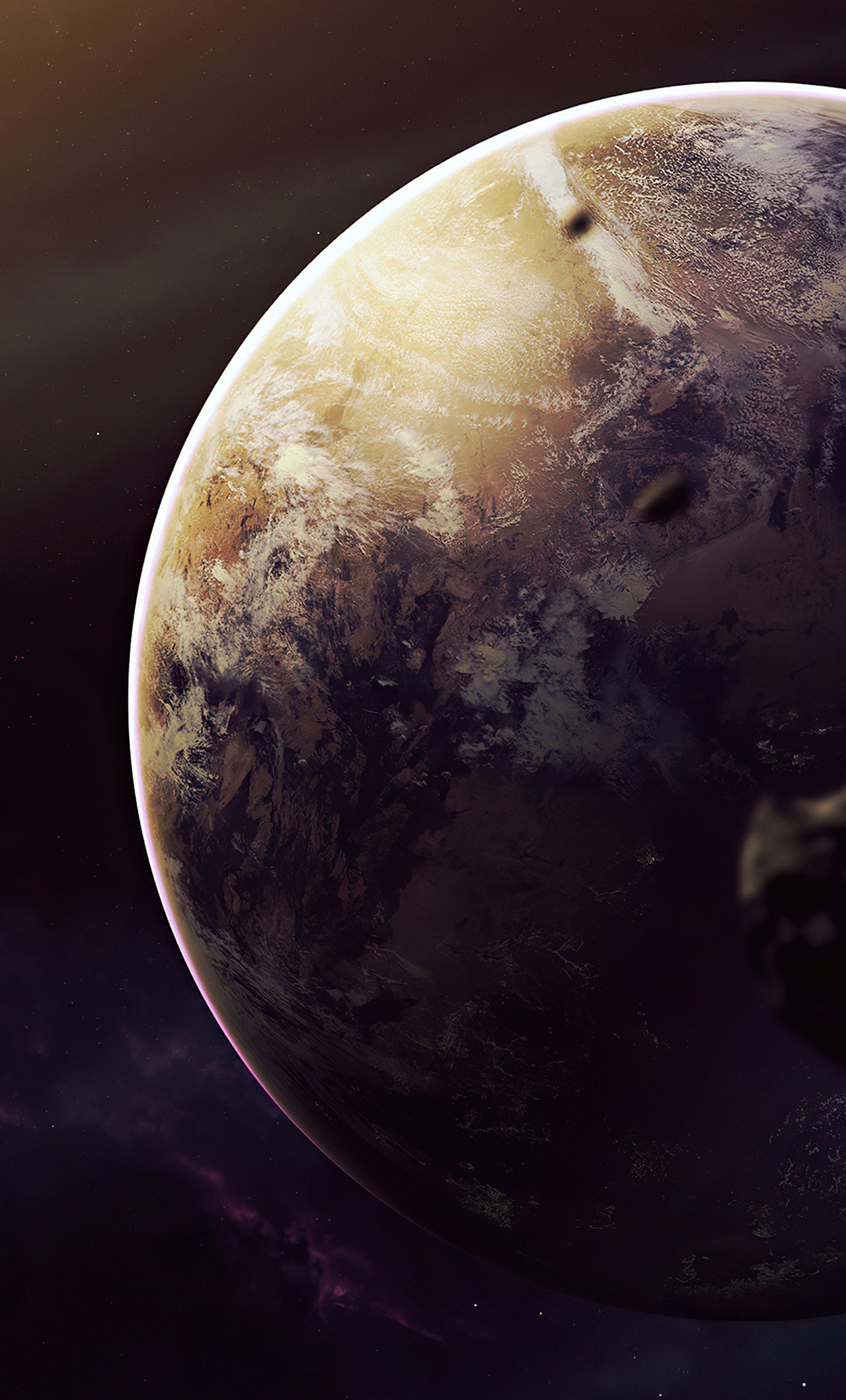 1280x2120 Planet Shakuras 4k iPhone 6+ ,HD 4k Wallpapers,Images ...