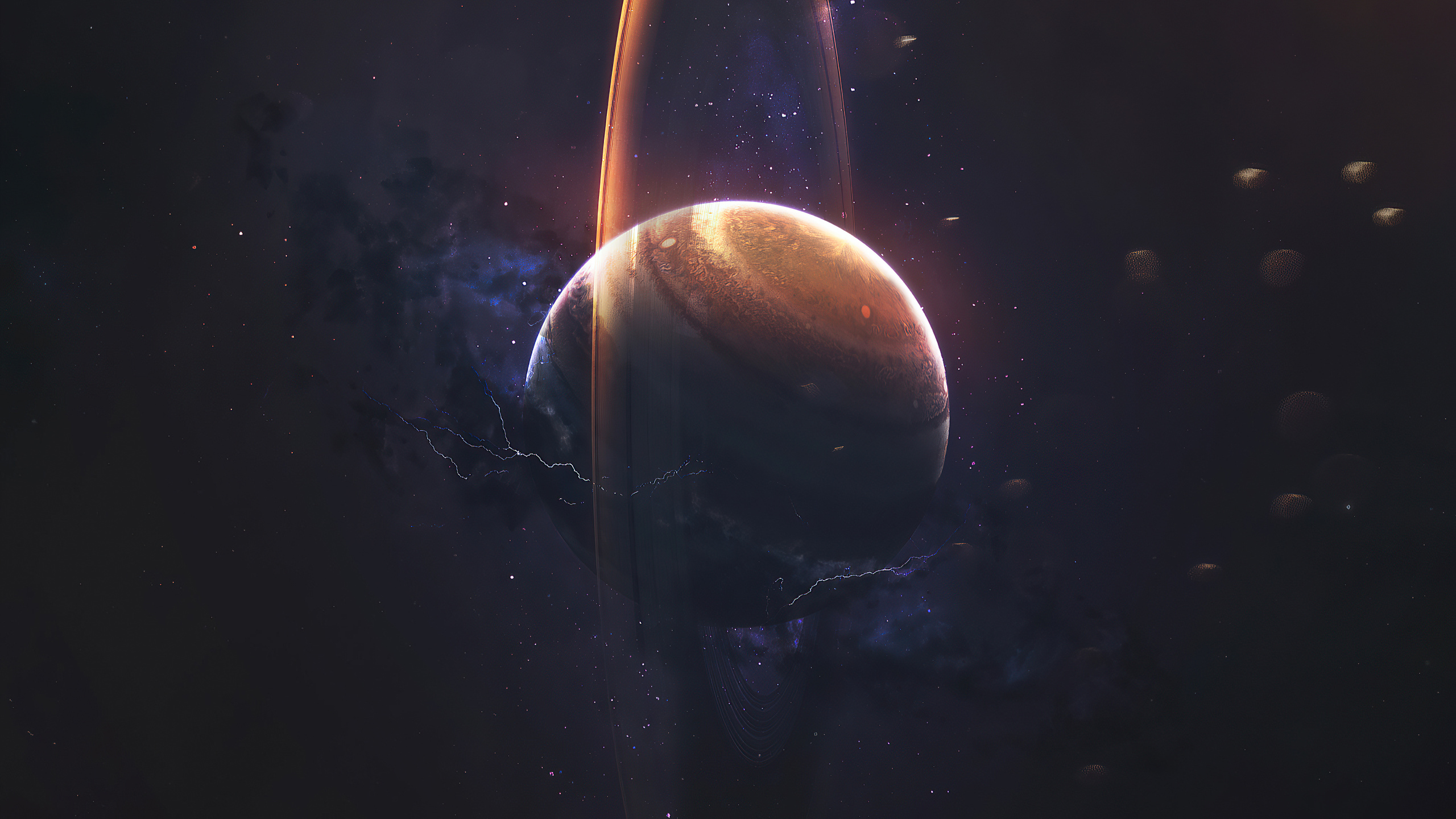 2560x1440 Planet Space Art 4k 1440P Resolution ,HD 4k Wallpapers,Images ...