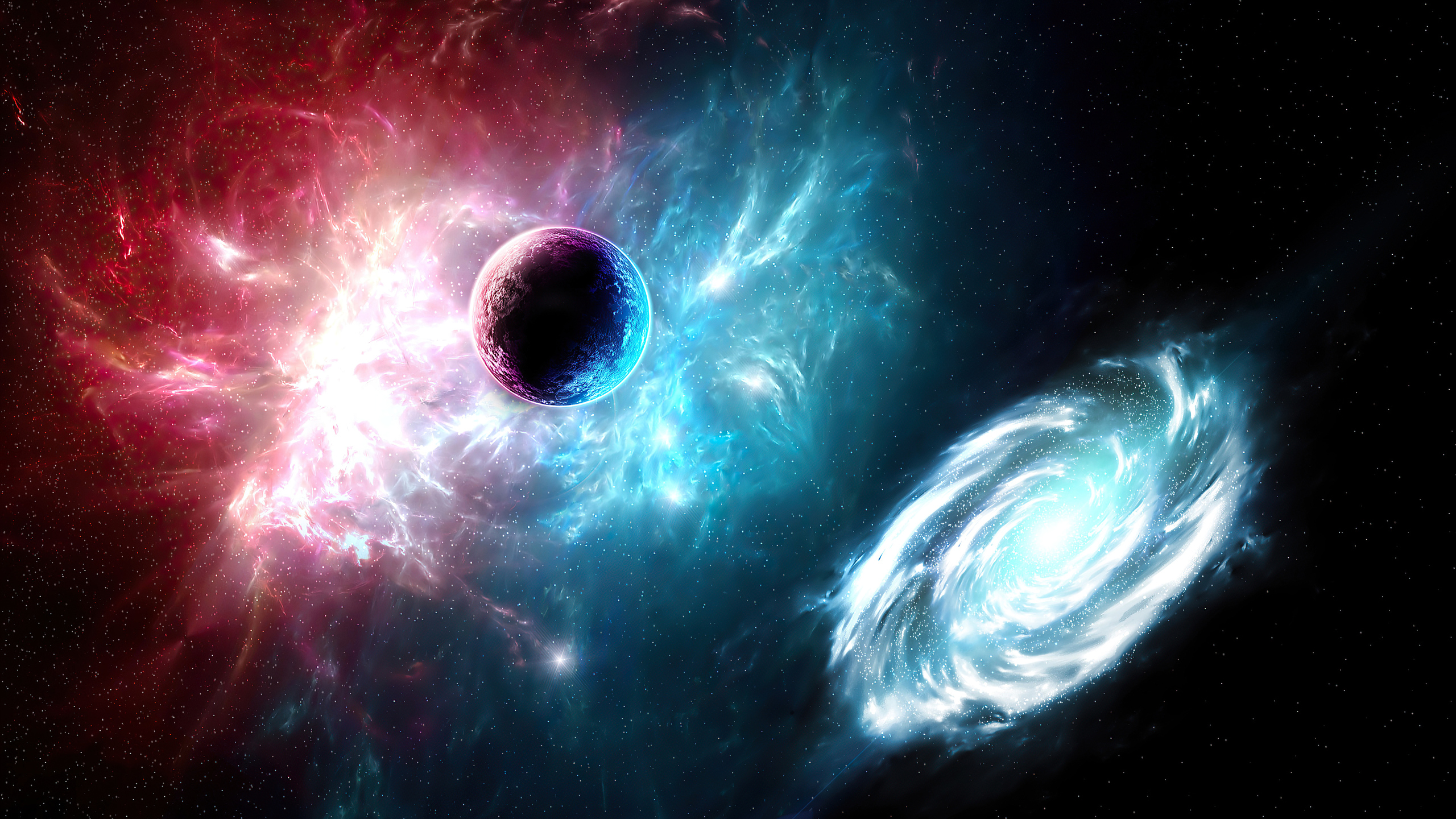 2560x1440 Planet Space Galaxy Art 4k 1440P Resolution HD 4k Wallpapers,  Images, Backgrounds, Photos and Pictures