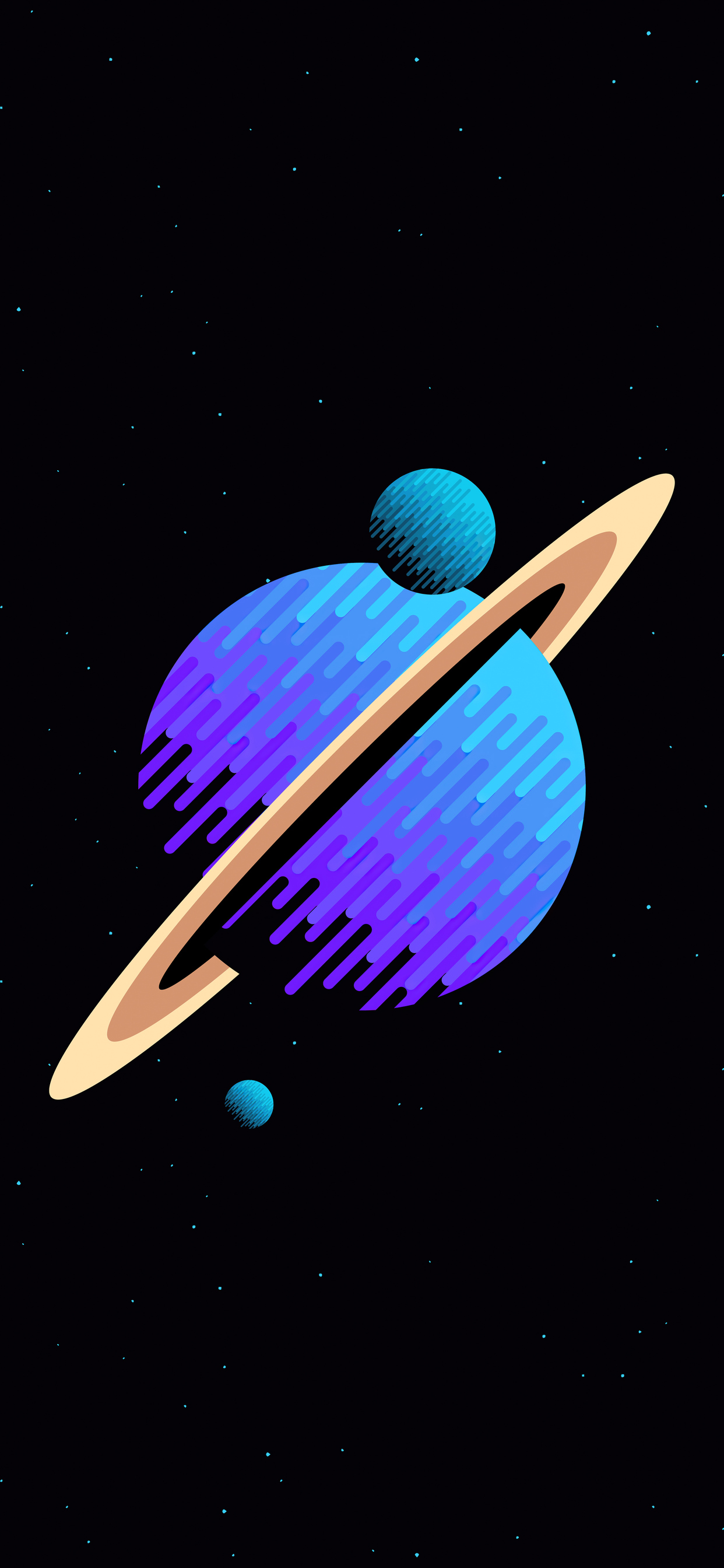 1242x2688 Planets Bit Art 4k Iphone XS MAX HD 4k Wallpapers, Images ...