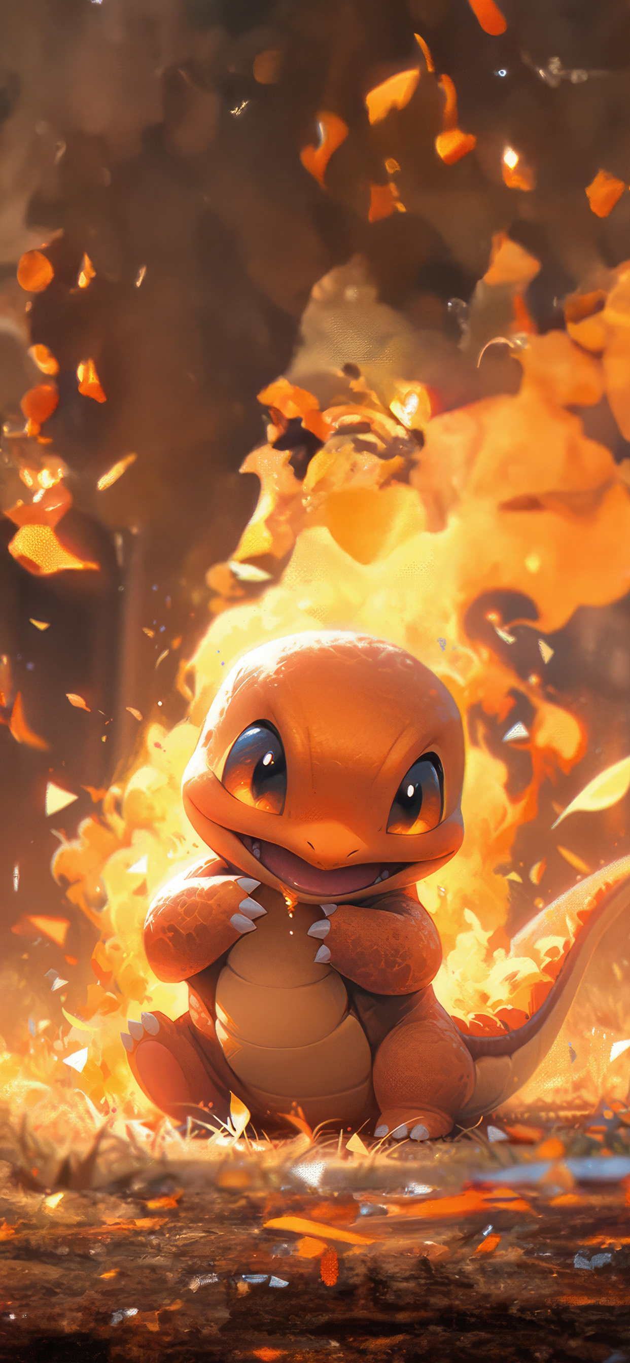 Lexica  Pokemon charmander in real life style