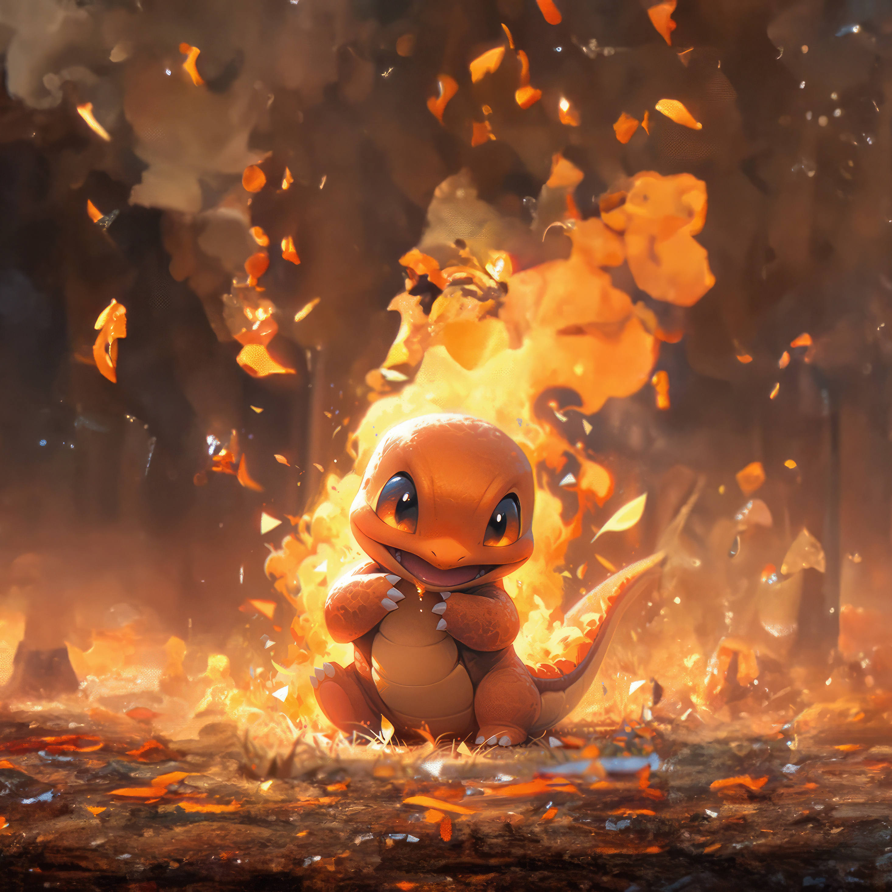 2932x2932 Pokemon Charmander Ipad Pro Retina Display ,HD 4k  Wallpapers,Images,Backgrounds,Photos and Pictures, image size:2932x2932