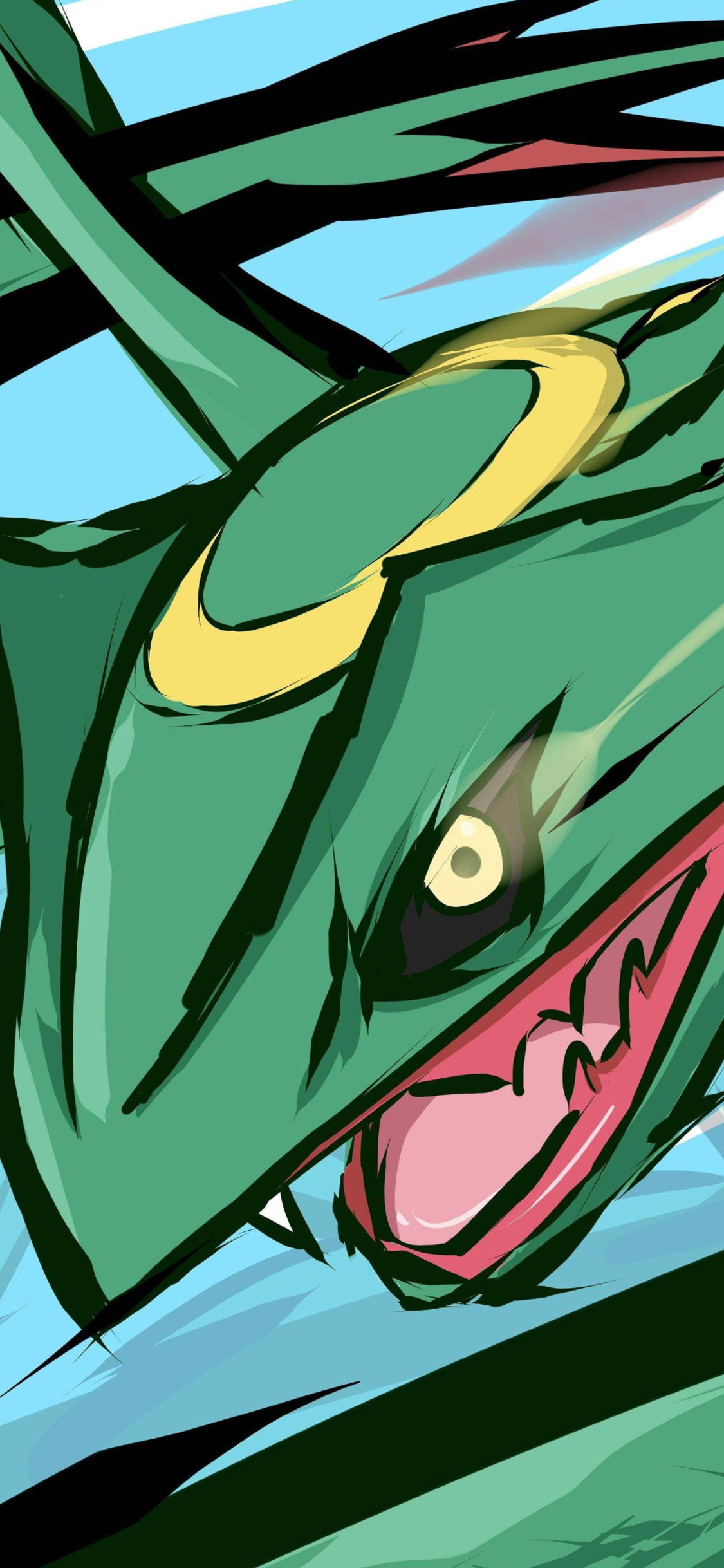 pokemon rayquaza ex wallpaper