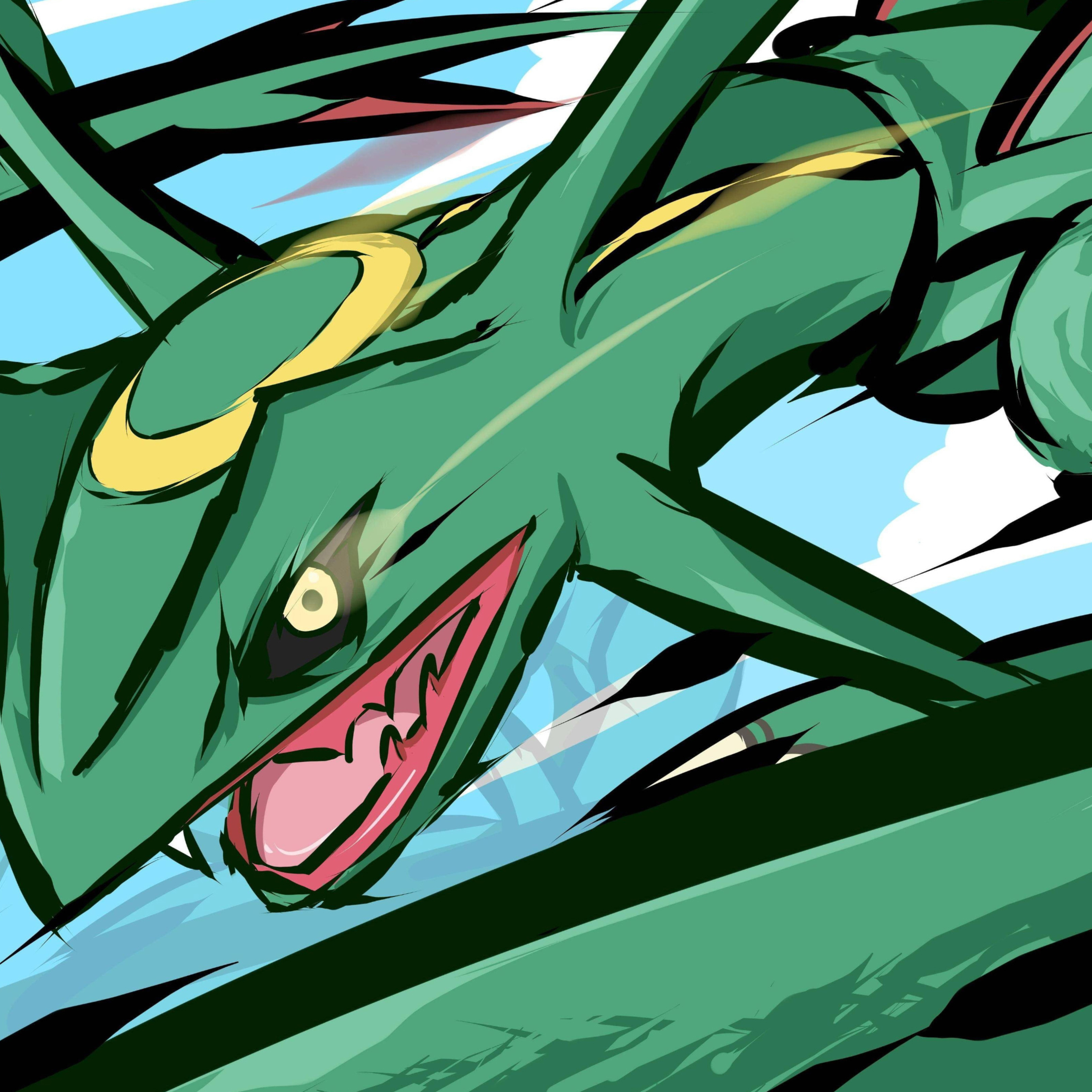 2932x2932 Pokemon Rayquaza Ipad Pro Retina Display HD 4k Wallpapers,  Images, Backgrounds, Photos and Pictures