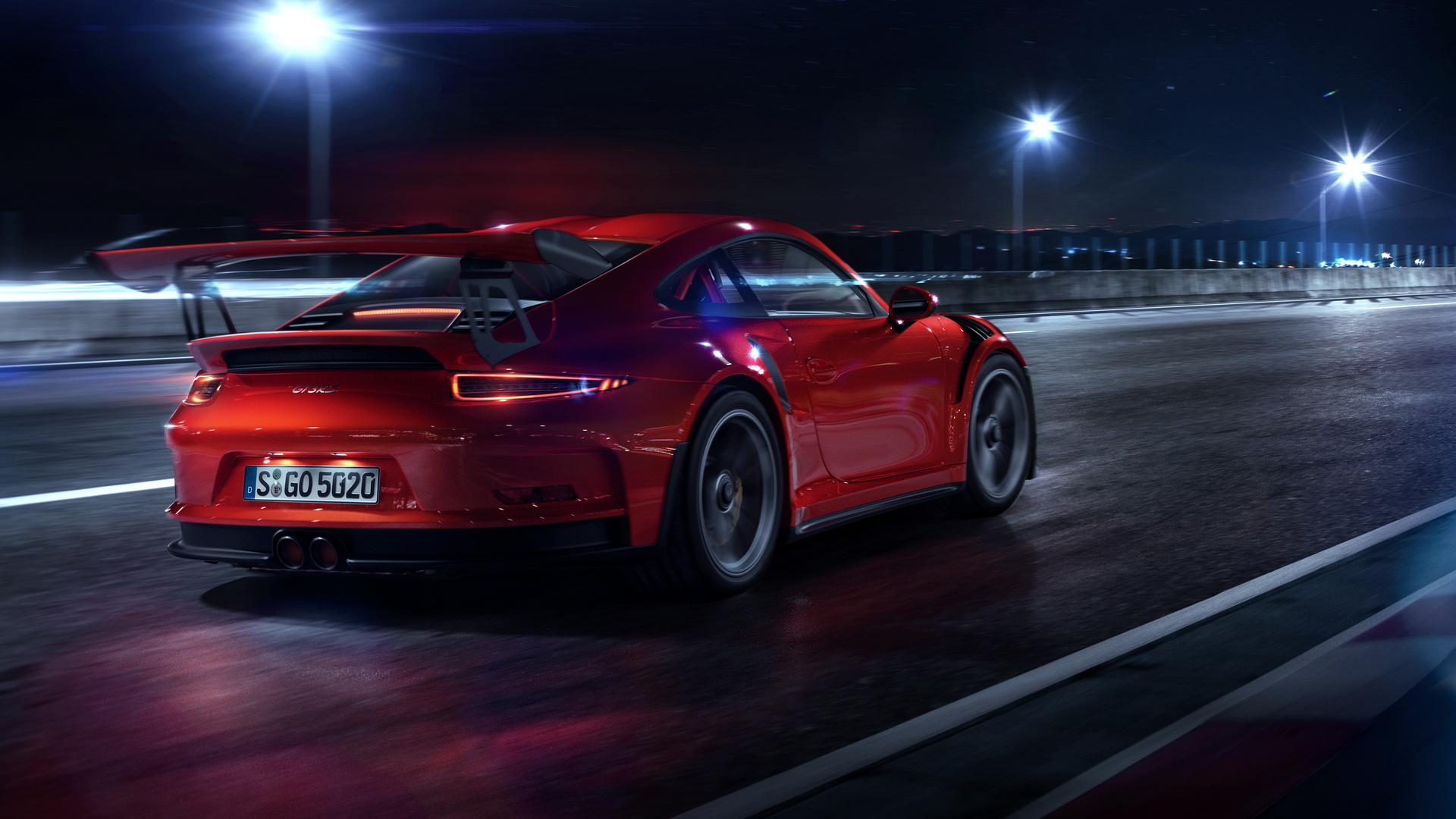 1920x1080 Porsche Gt3 Rs Cgi Rear Laptop Full Hd 1080p Hd 4k Wallpapers 