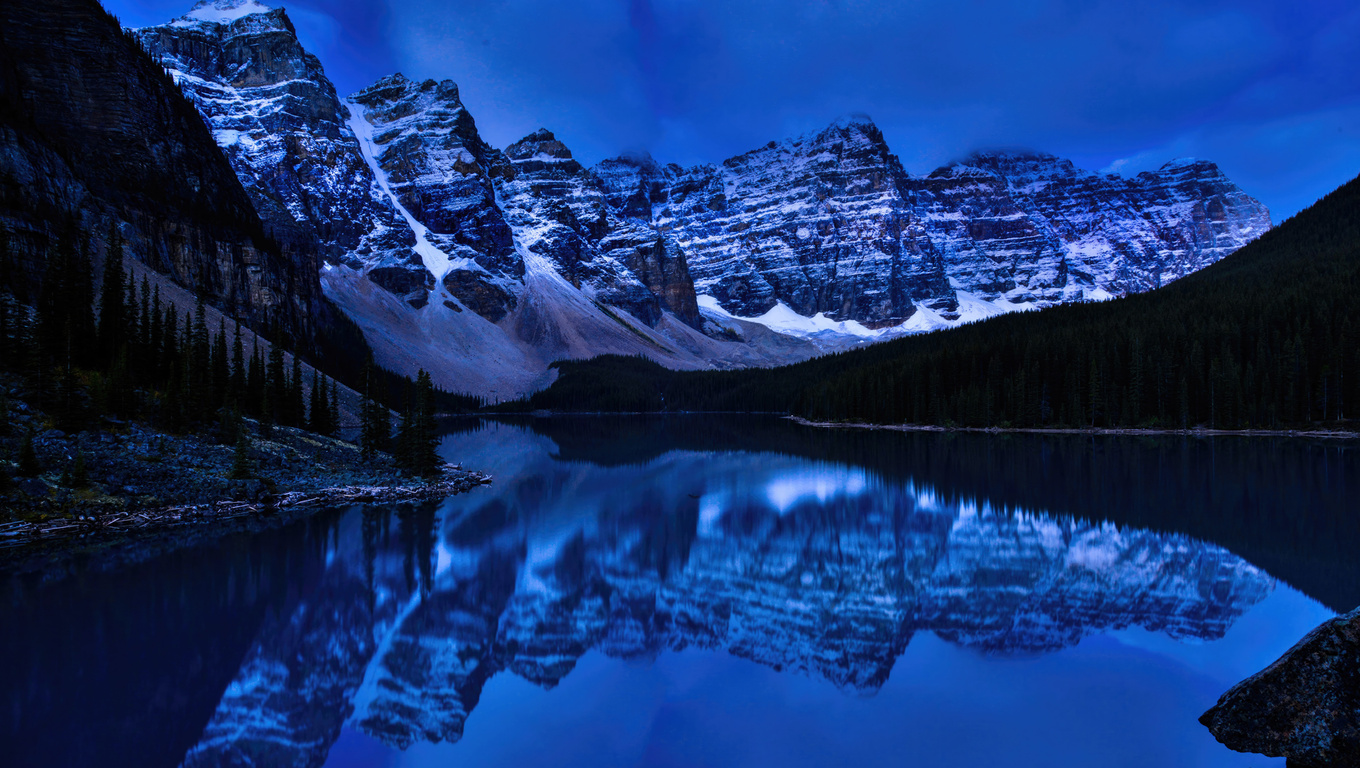 1360x768 Pre Dawn Tranquility At Moraine Lake Laptop HD ,HD 4k ...