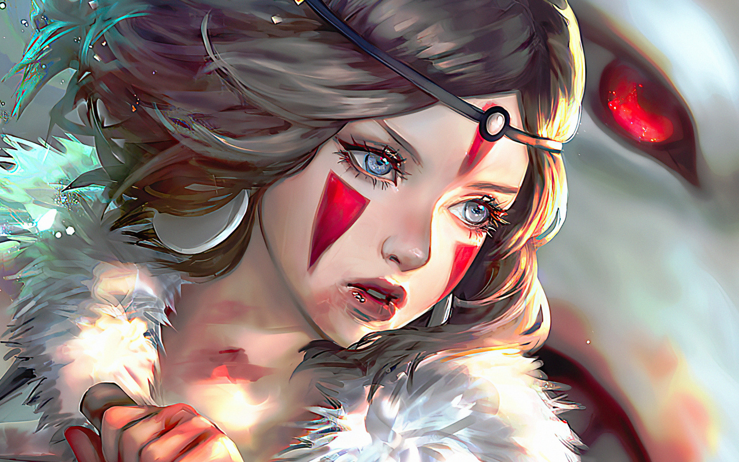 princess mononoke hd drawing princess mononoke hd drawing