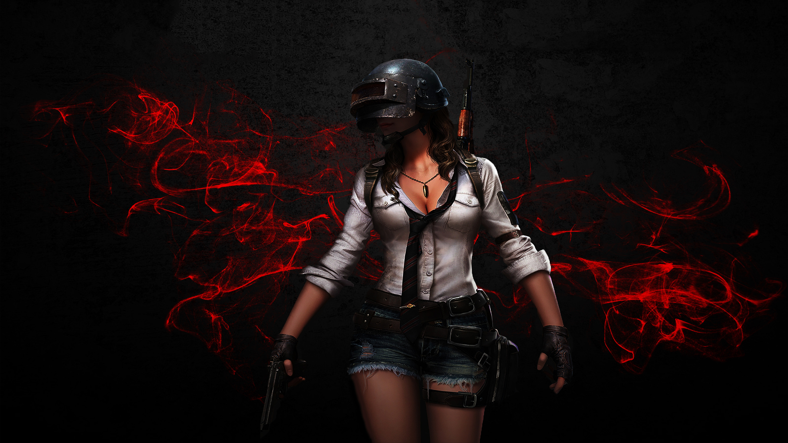 2560x1440 PUBG Helmet Girl 1440P Resolution HD 4k Wallpapers, Images,  Backgrounds, Photos and Pictures