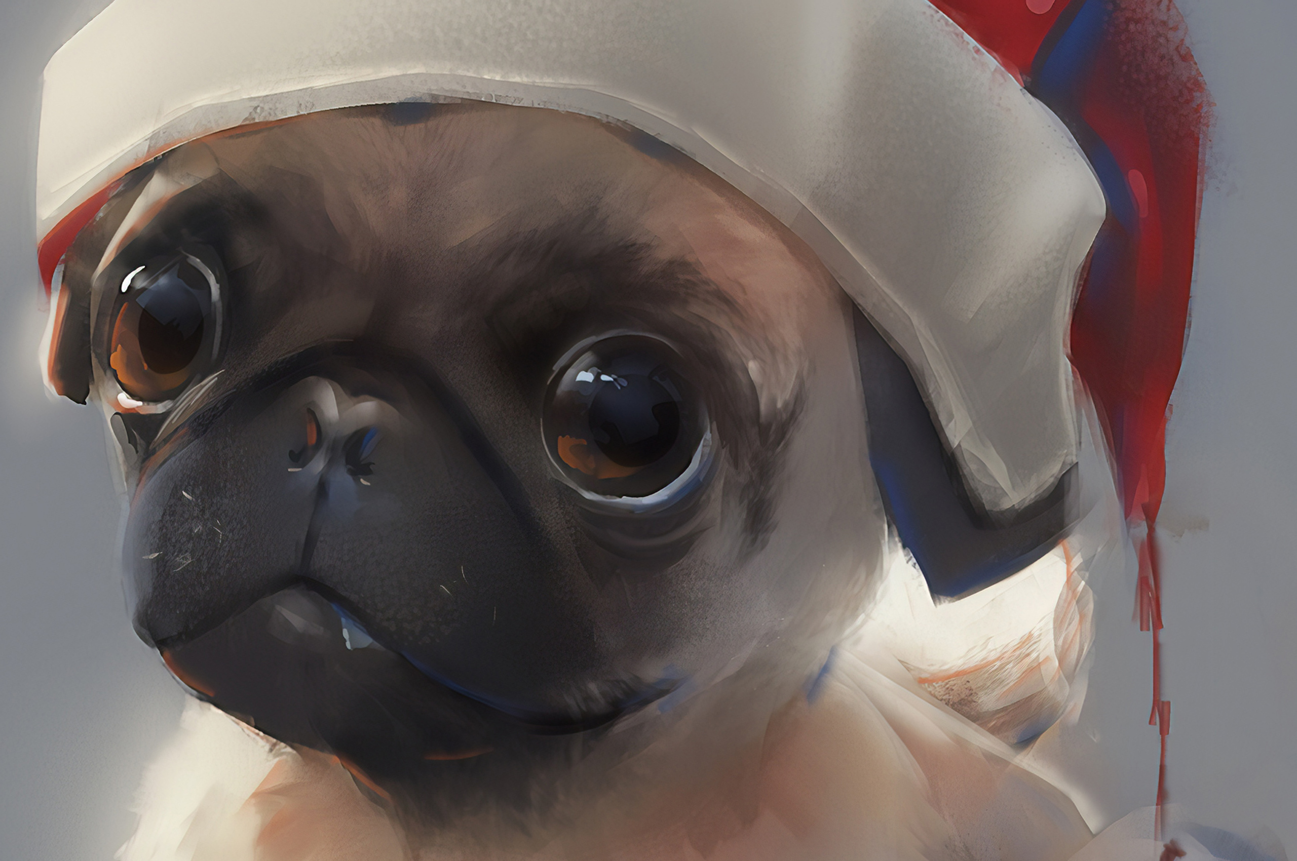 2560x1700 Pug Merry Christmas Chromebook Pixel HD 4k Wallpapers, Images,  Backgrounds, Photos and Pictures