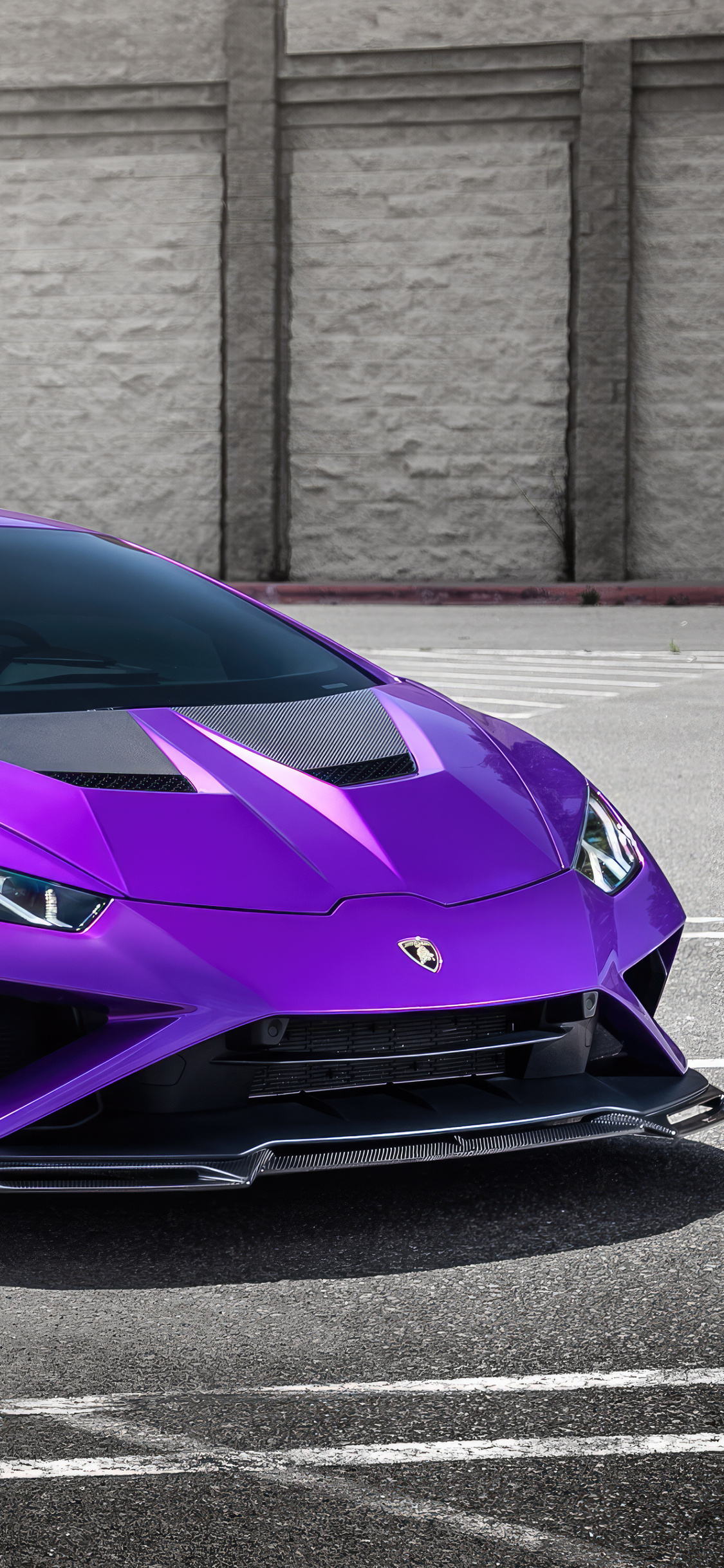 1125x2436 Purple Lamborghini Huracan Evo Iphone XS,Iphone 10,Iphone X ...