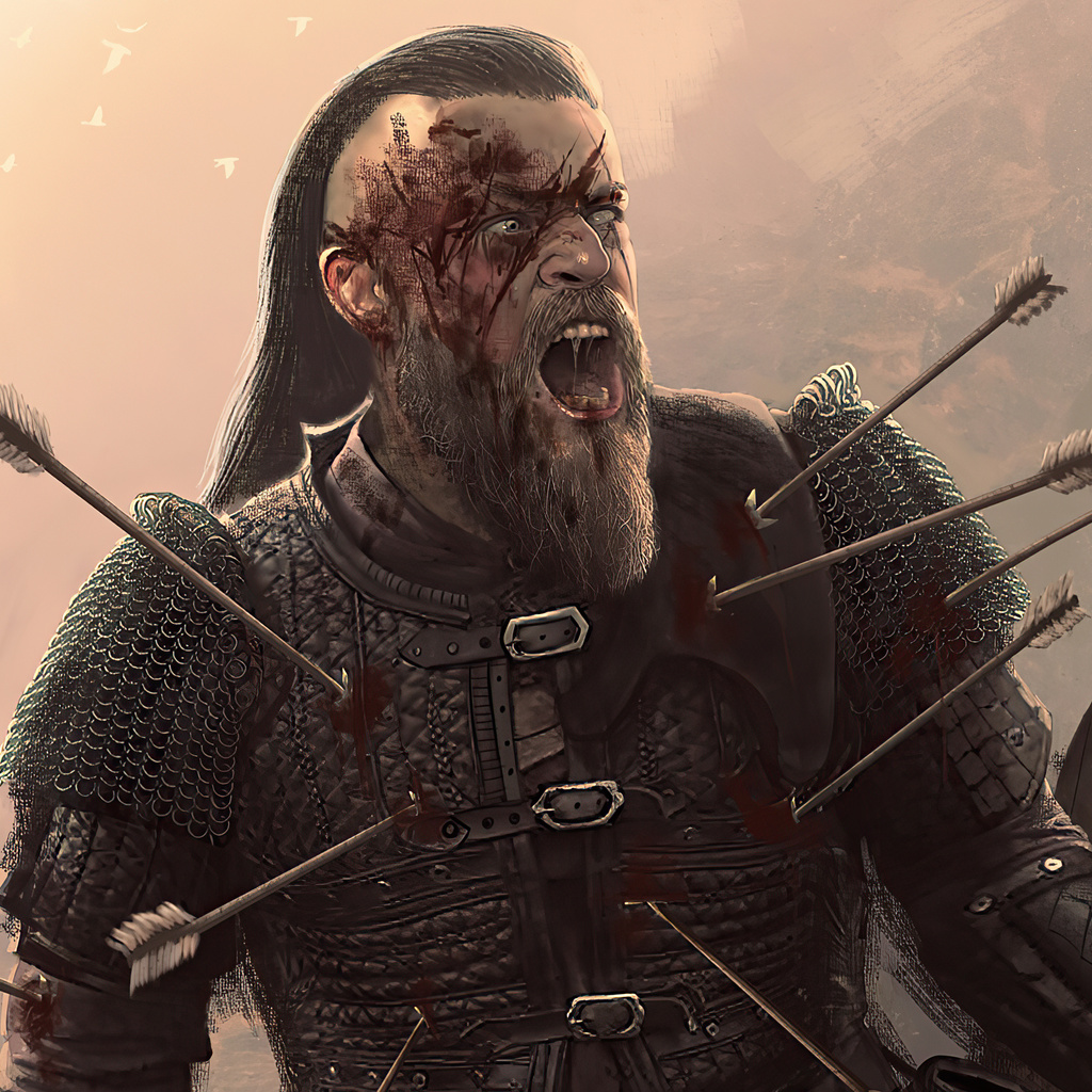 1024x1024 Ragnar Lothbrok Assassins Creed Valhalla Artwork 4k 1024x1024