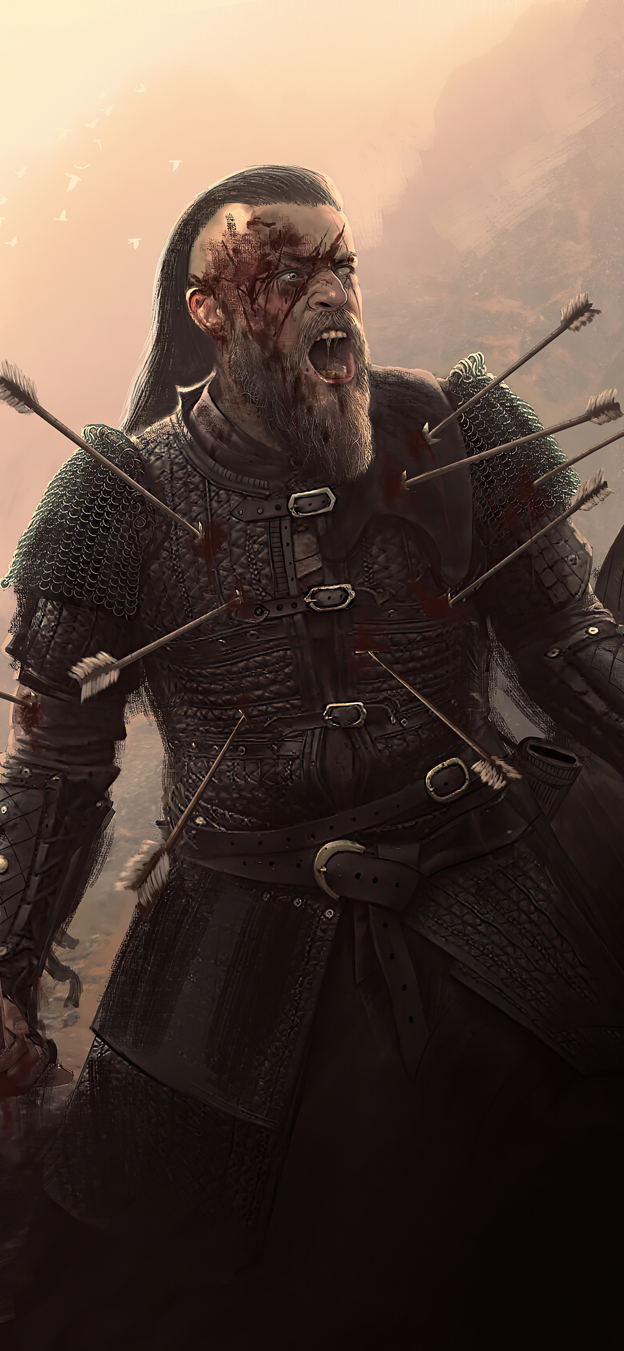 1242x2688 Ragnar Lothbrok Assassins Creed Valhalla Artwork 4k Iphone Xs Max Hd 4k Wallpapers