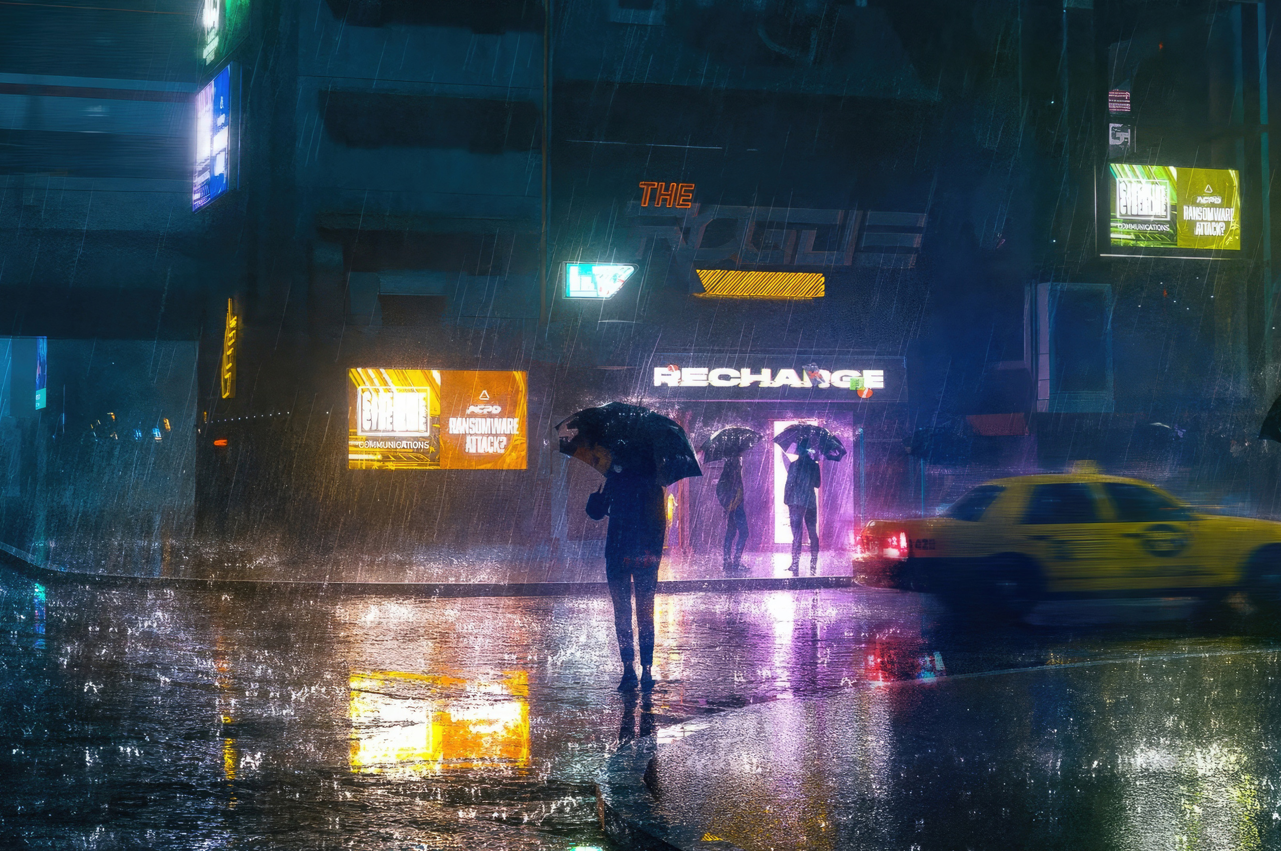 2560x1700 Rainy Nights Chromebook Pixel ,HD 4k Wallpapers,Images
