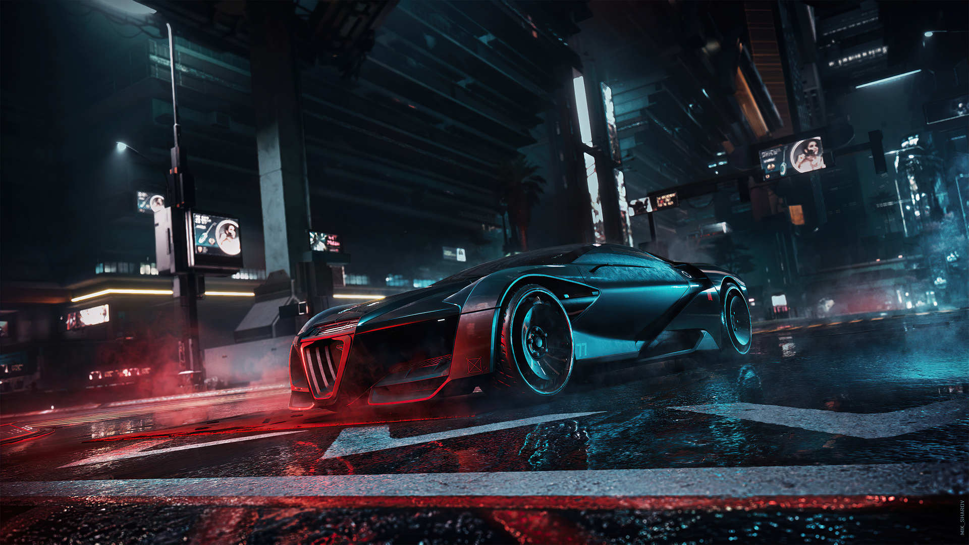 Cyberpunk 2077 Neon City HD Wallpaper - KDE Store