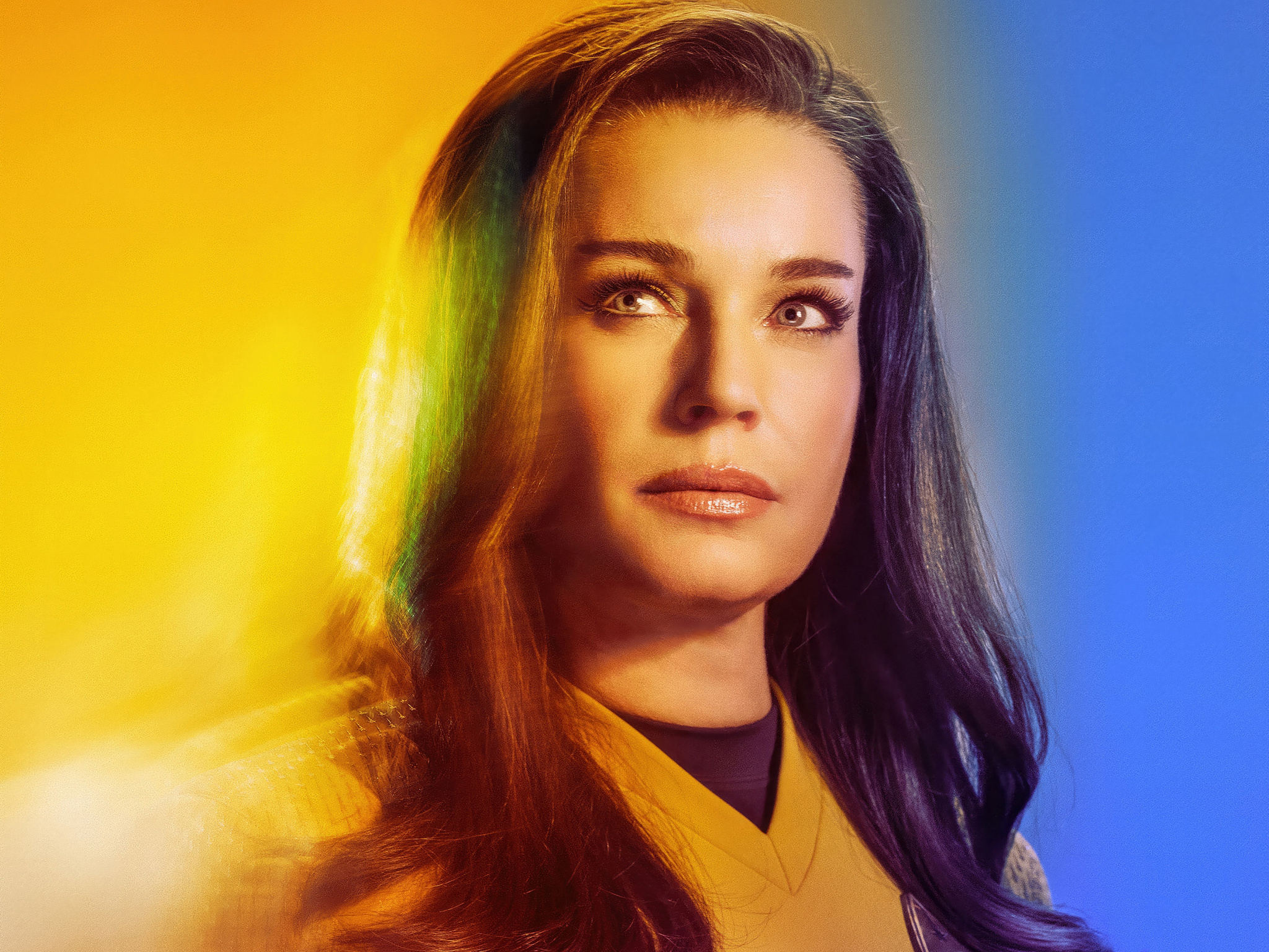 2048x1536 Rebecca Romijn As Una In Star Trek Strange New Worlds ...