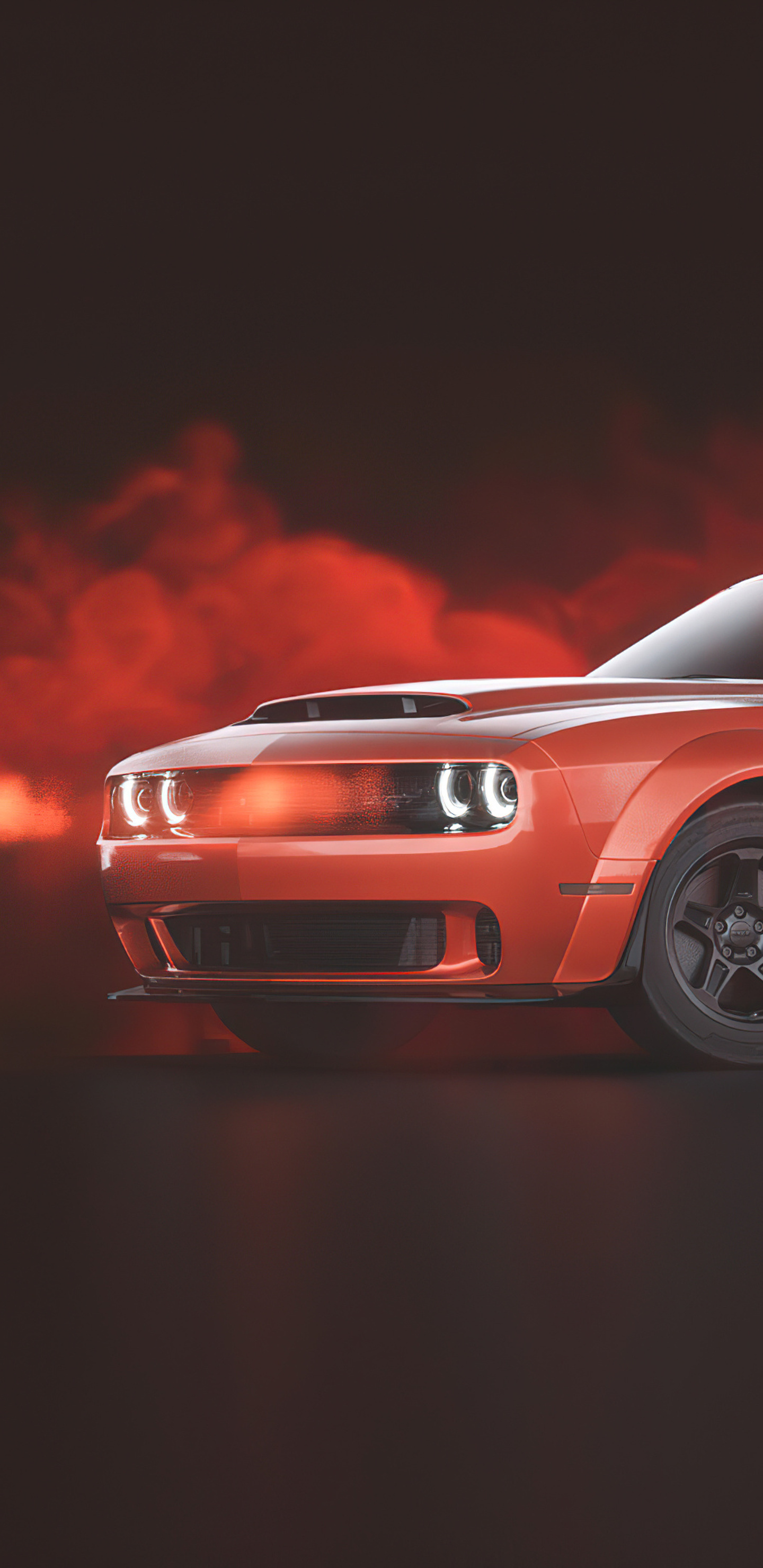 1440x2960 Red Dodge Challenger Demon SRT Samsung Galaxy Note 9,8, S9,S8 ...