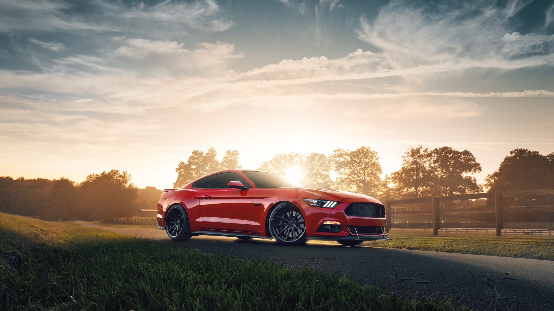 1920x1080 Red Ford Mustang 2021 4k Laptop Full HD 1080P HD ...