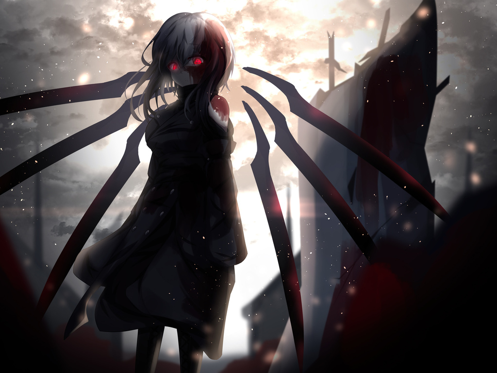 Dark Anime Eyes Wallpaper Download