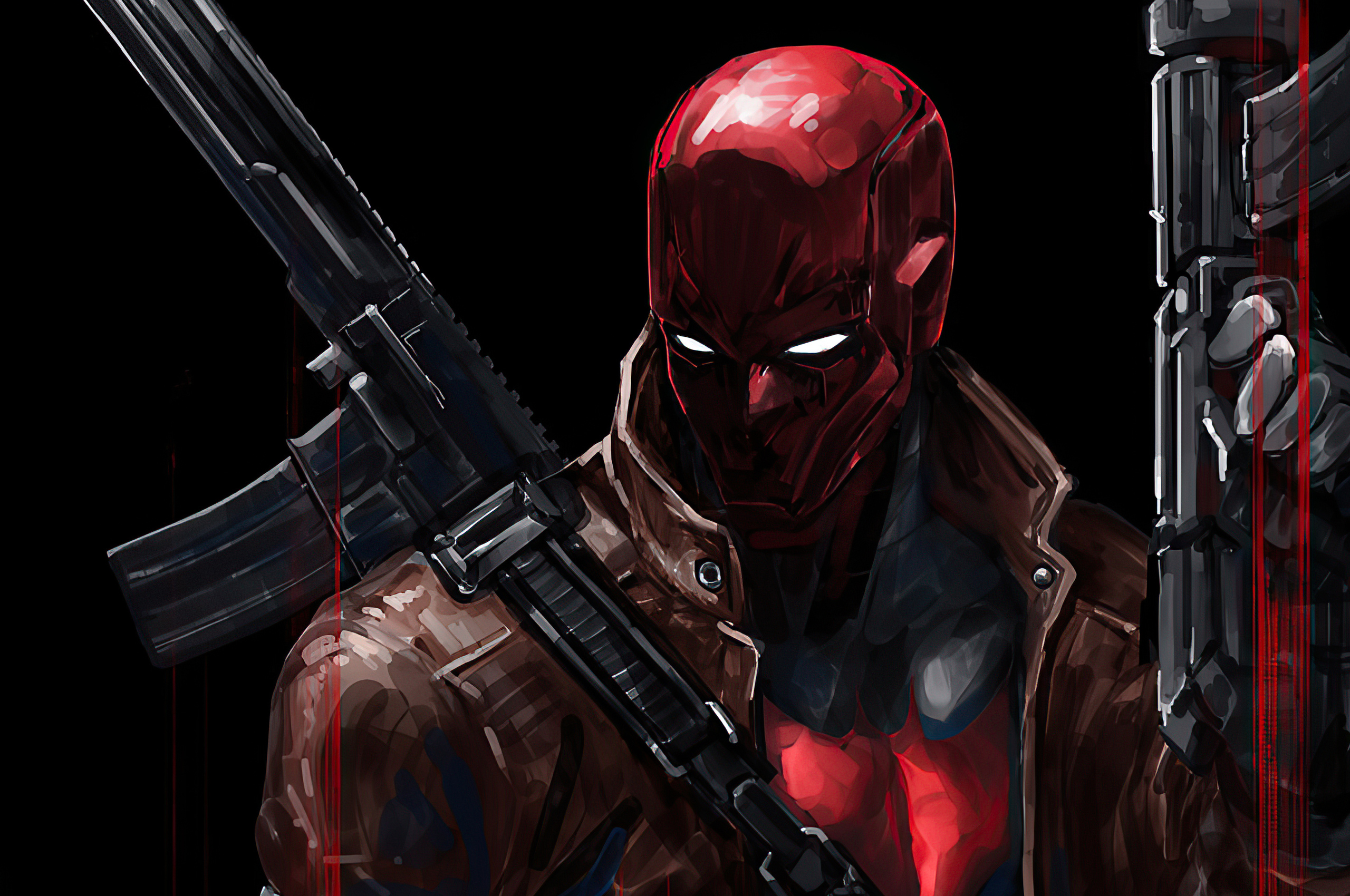 Red Hood With Gun In 2560x1700 Resolution. red-hood-with-gun-hj.jpg. 