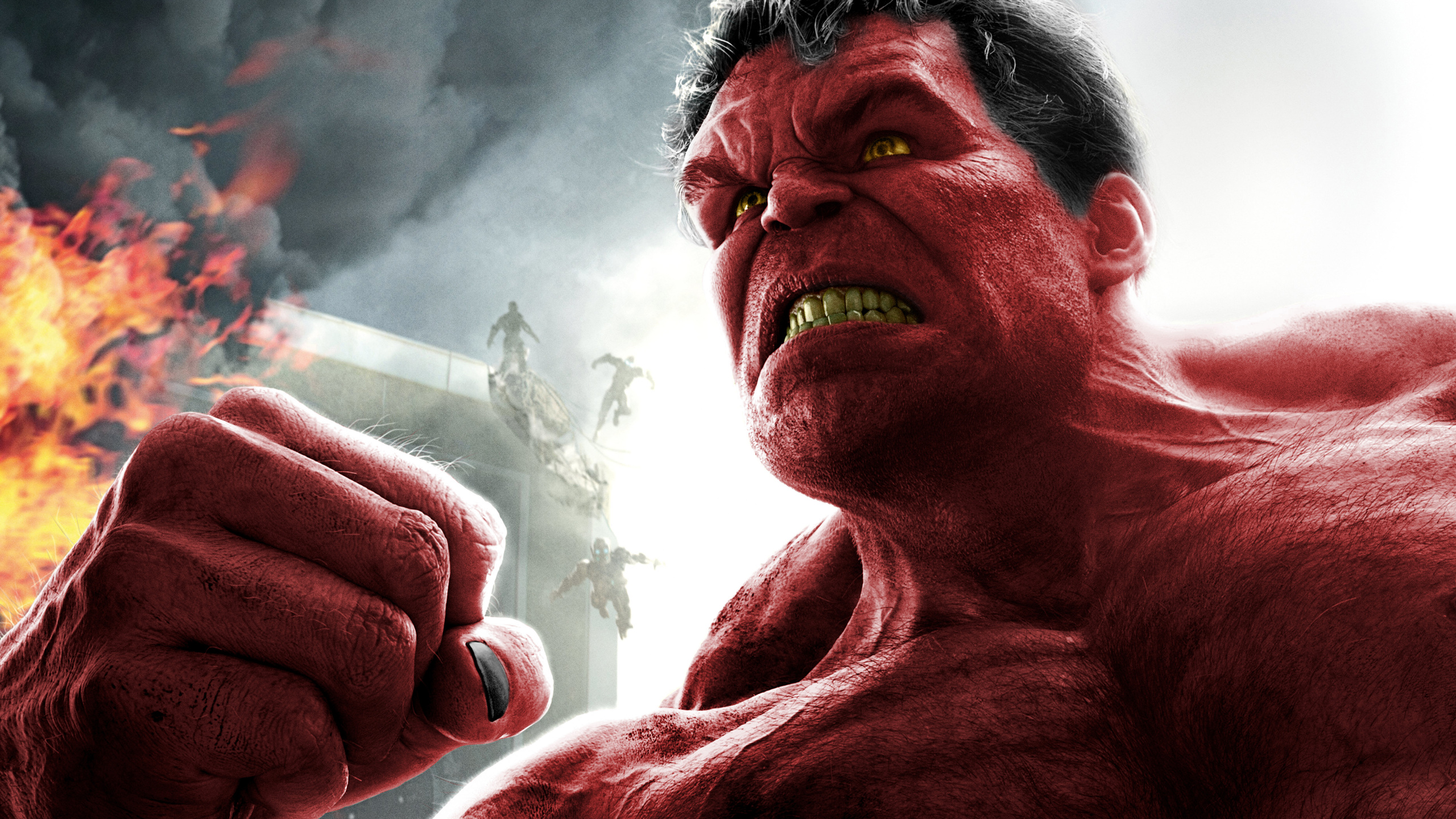 2560x1440 Red Hulk 8k 1440P Resolution HD 4k Wallpapers, Images, Backgrounds,  Photos and Pictures