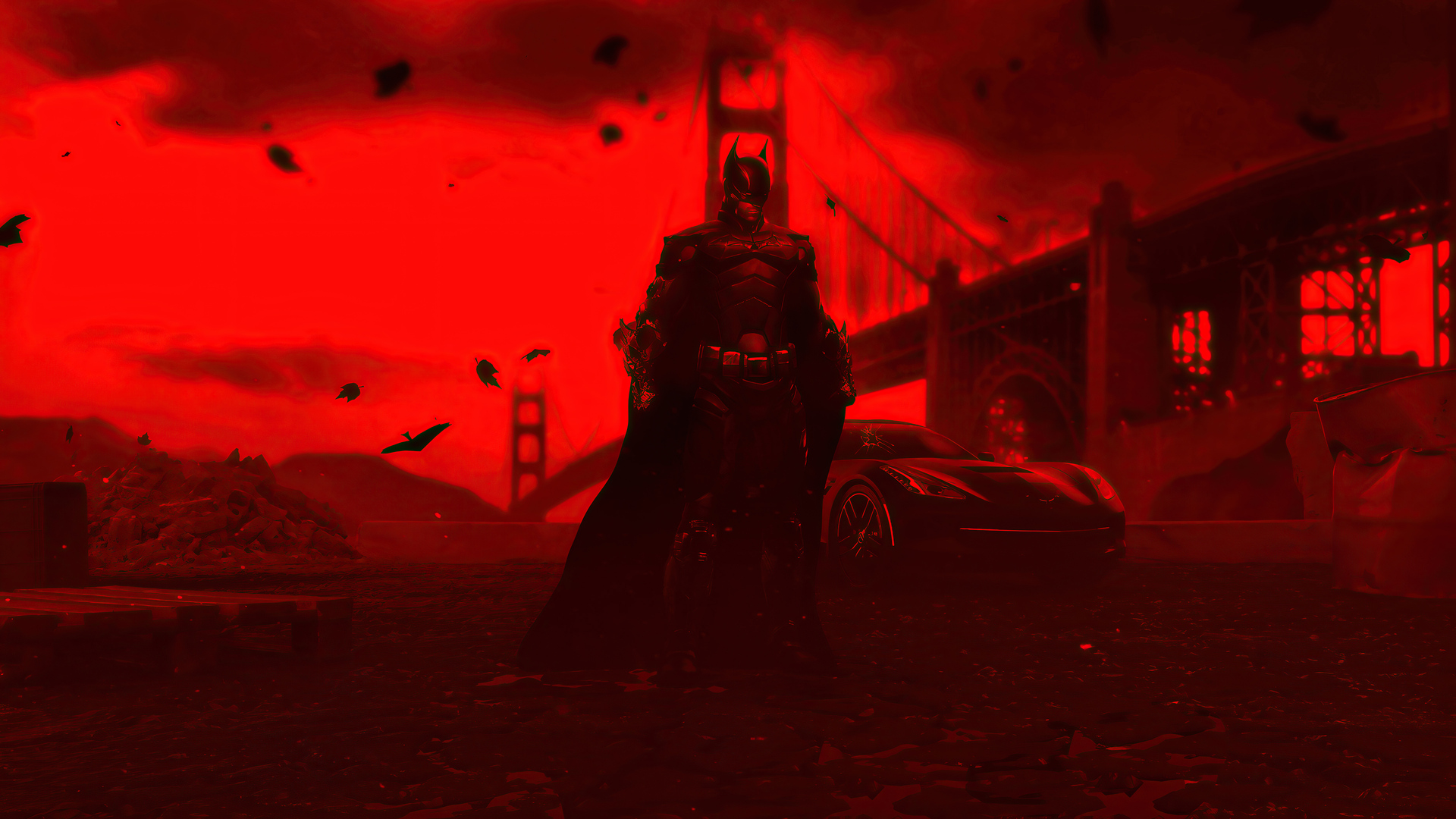 1920x1080 Red Is The New Colour Batman Laptop Full HD 1080P HD 4k Wallpapers,  Images, Backgrounds, Photos and Pictures