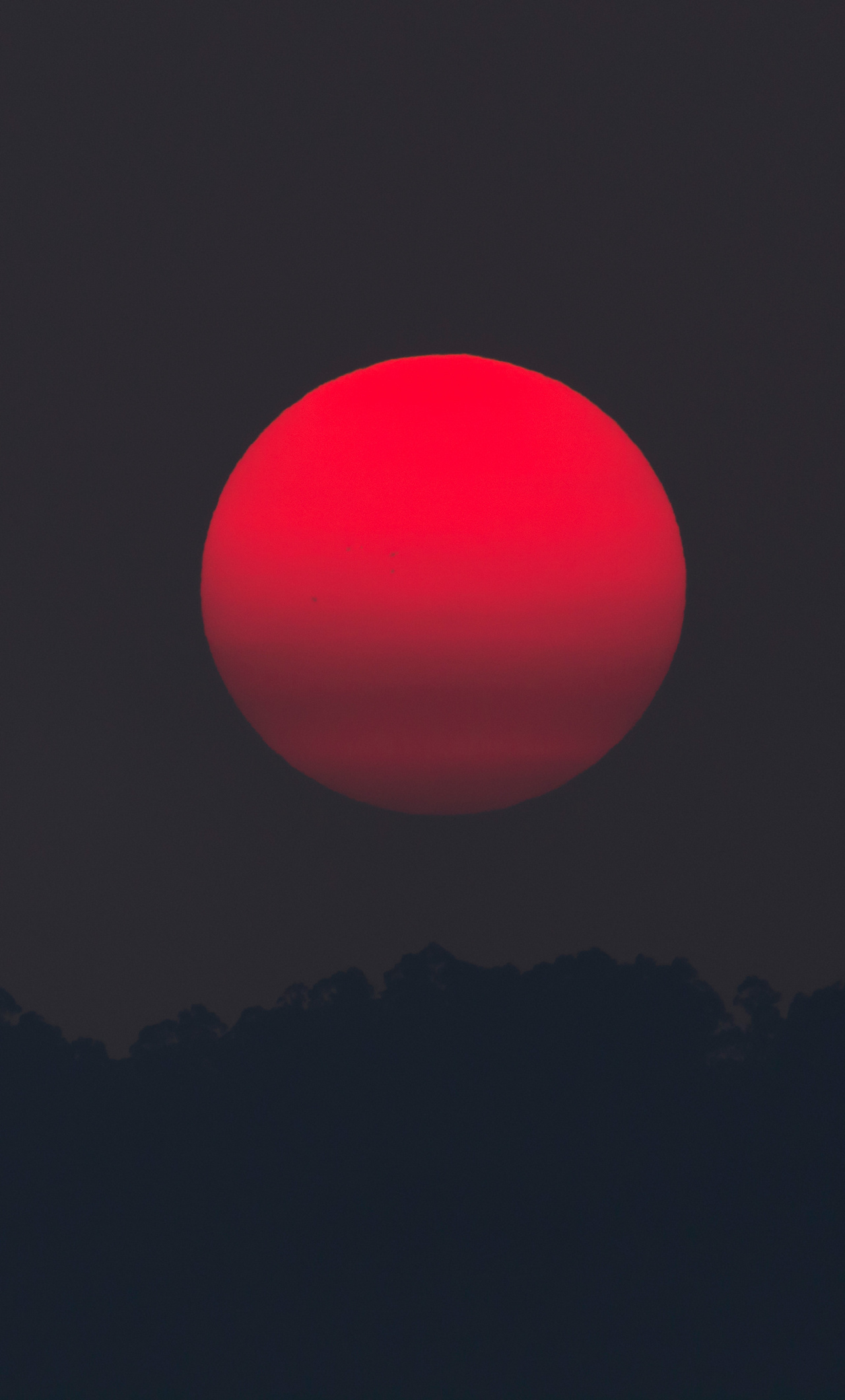 1280x2120 Red Moon At Evening iPhone 6+ HD 4k Wallpapers, Images,  Backgrounds, Photos and Pictures