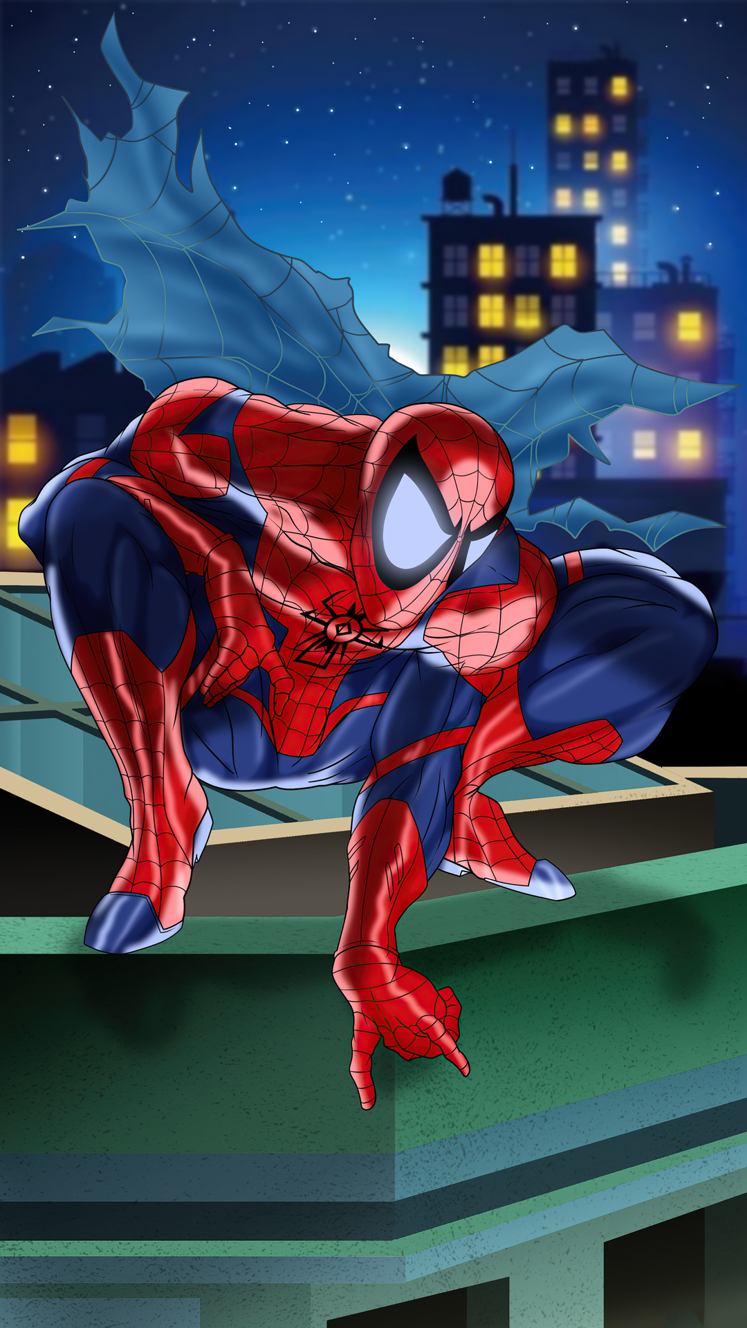 1080x1920 Red Spiderman Artwork 4k Iphone 7,6s,6 Plus, Pixel xl ,One