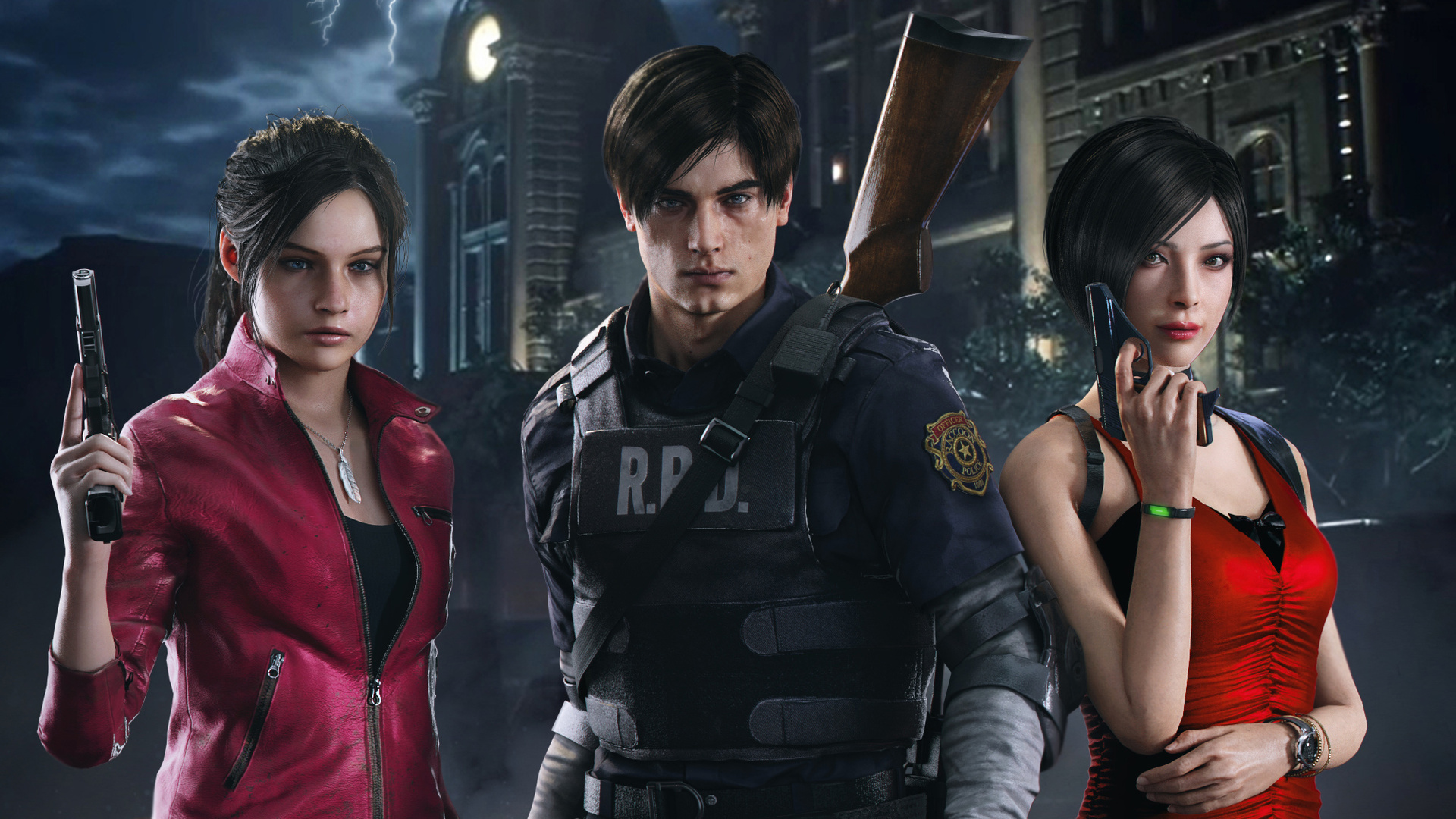 1366x768 resident evil 2 background