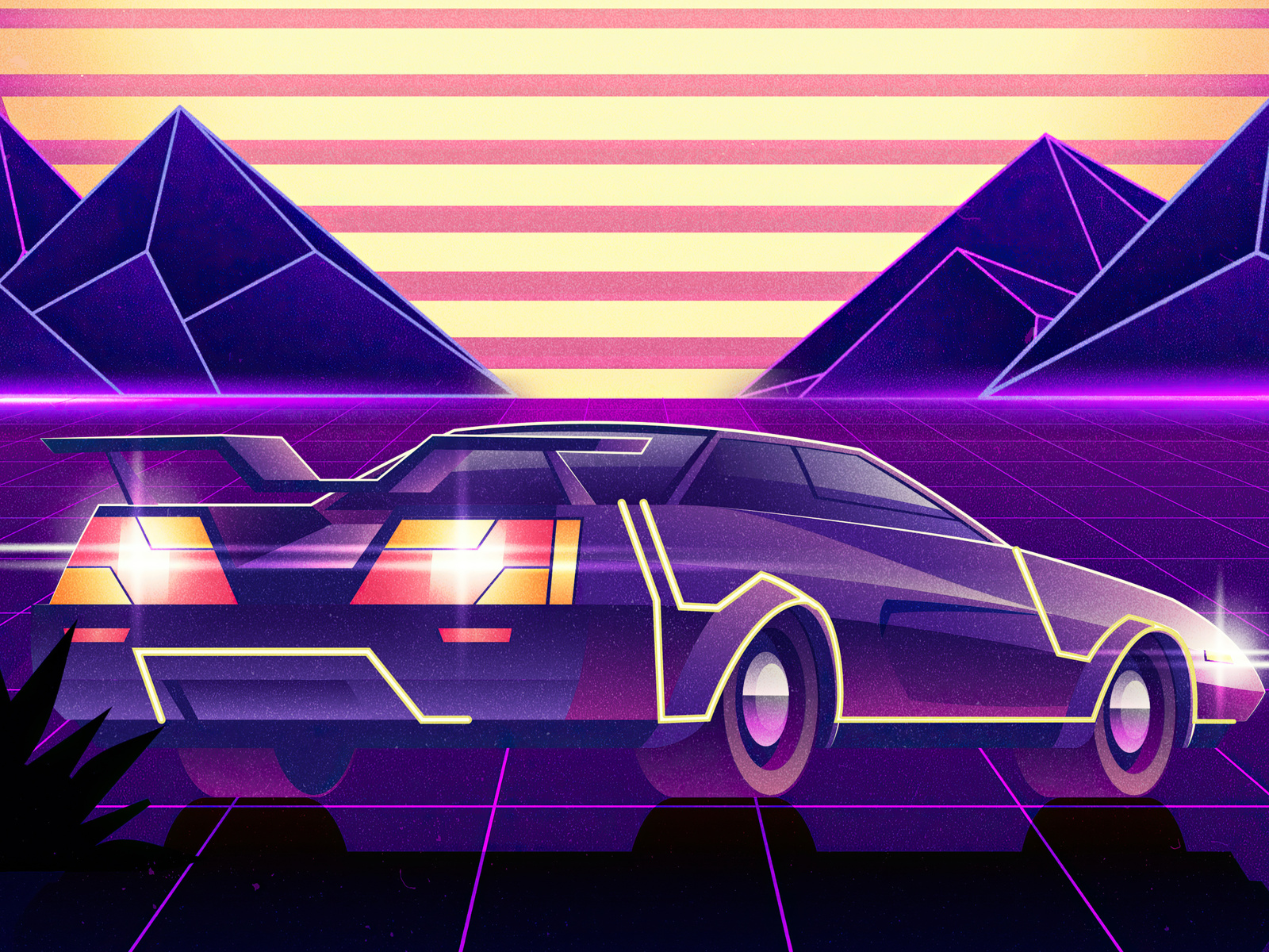 1600x1200 Retro Car Wave Wallpaper,1600x1200 Resolution Hd 4k 