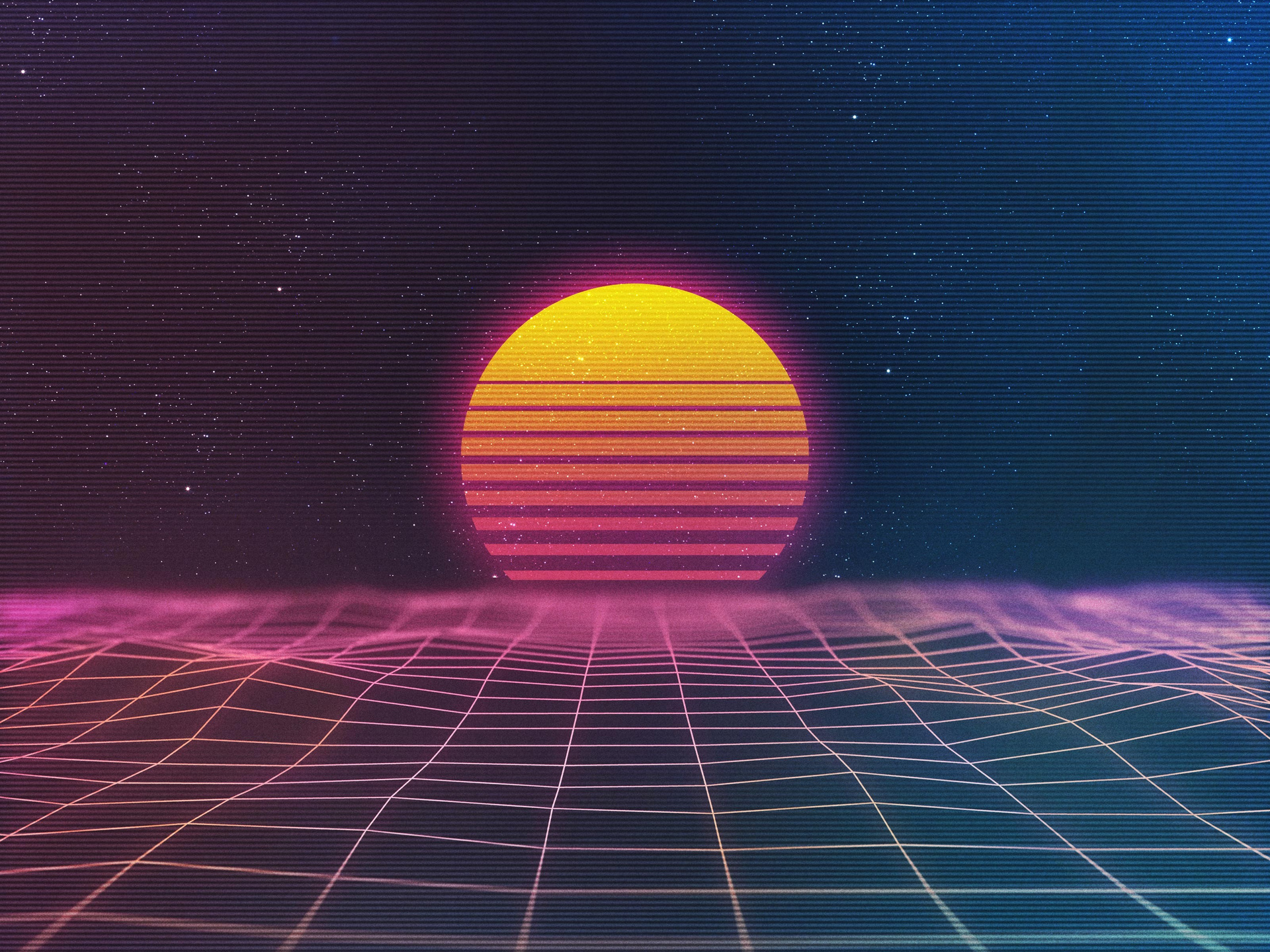 1920x1440 Retro Waves 4k 1920x1440 Resolution Hd 4k Wallpapers, Images 