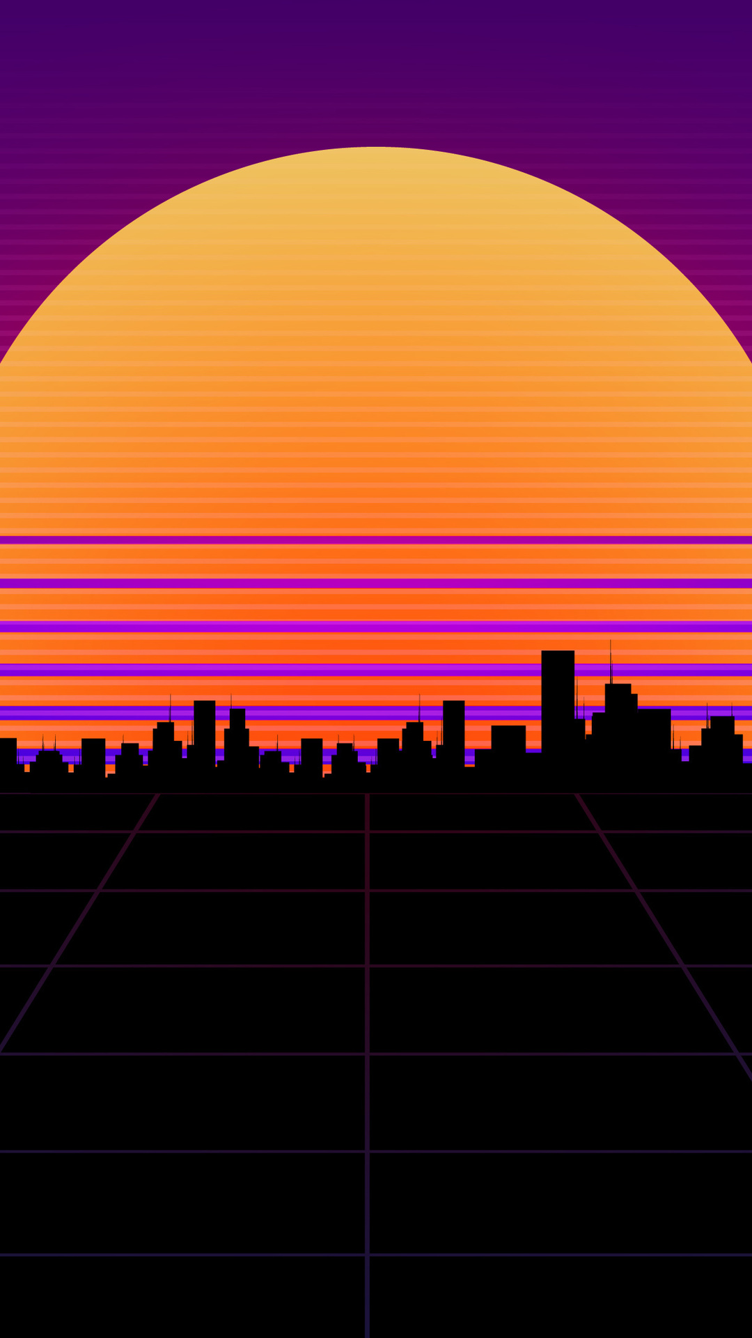 1080x1920 Retrowave Big City 4k Iphone 7,6s,6 Plus, Pixel xl ,One Plus  3,3t,5 HD 4k Wallpapers, Images, Backgrounds, Photos and Pictures