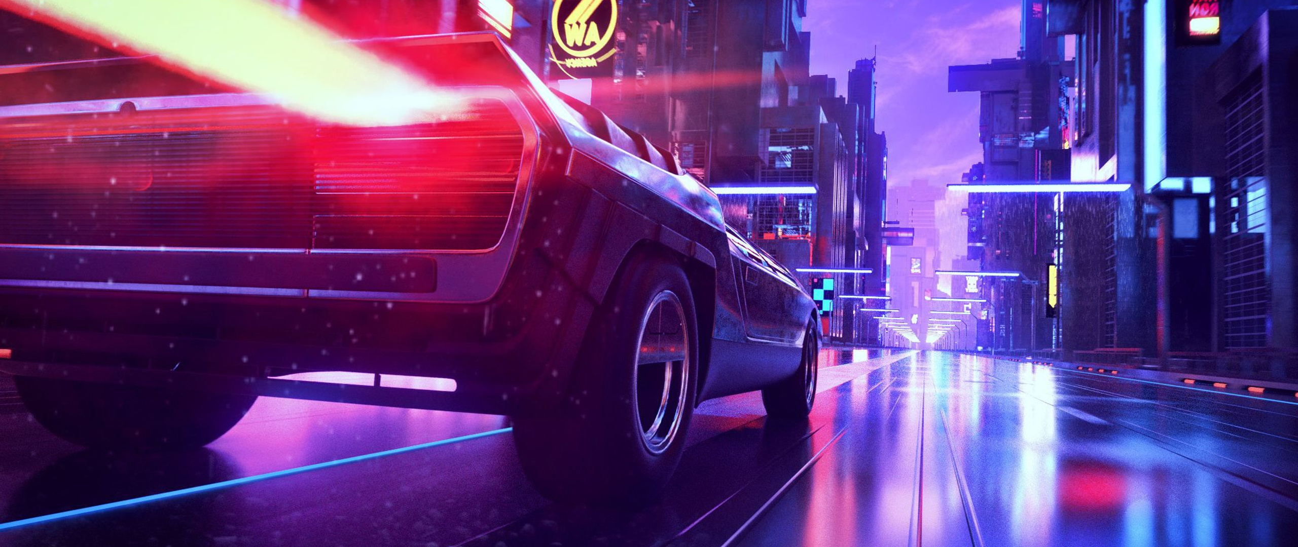 2560x1080 Retrowave Car 2560x1080 Resolution HD 4k Wallpapers, Images ...