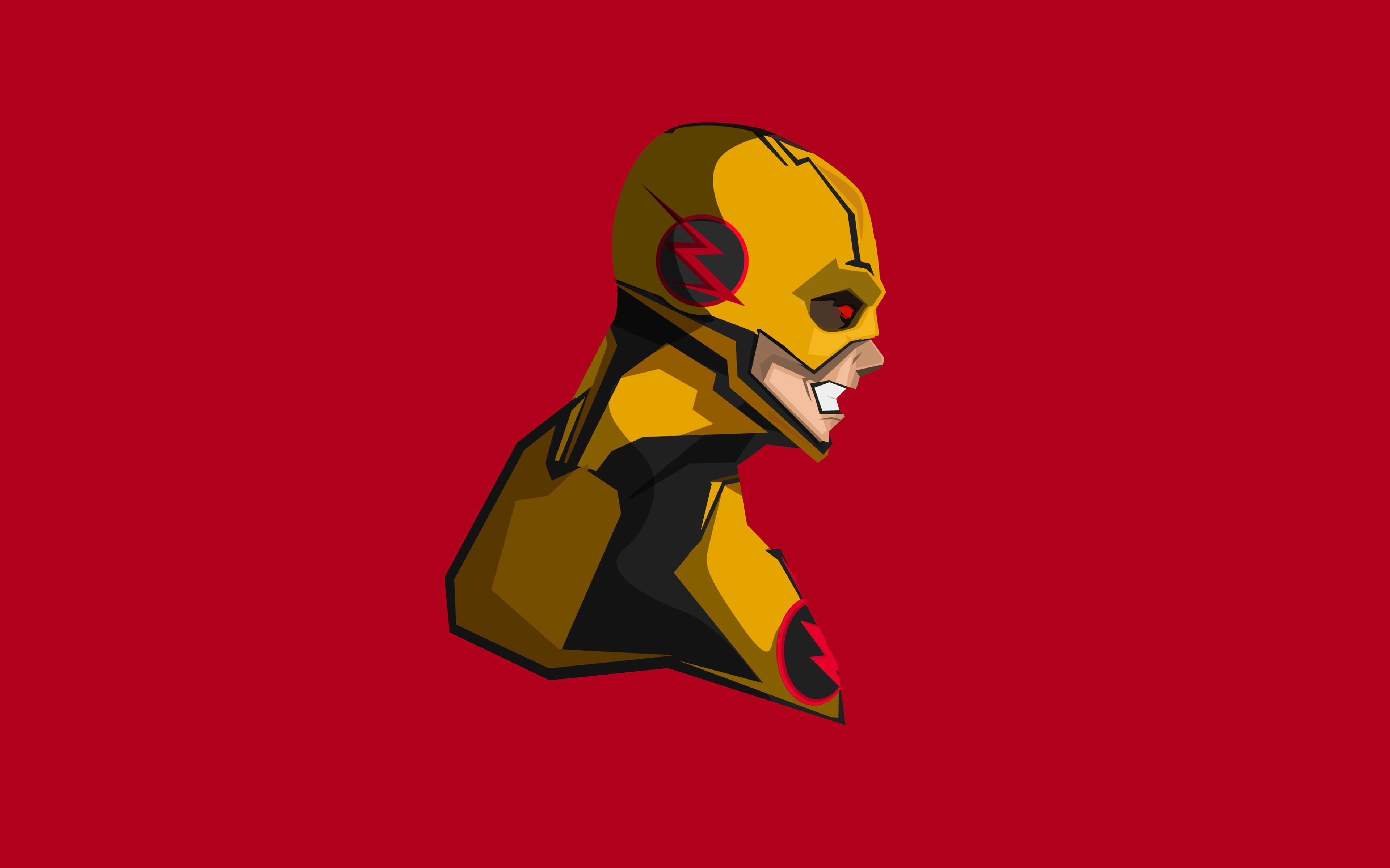 3840x2400 Reverse Flash 4K Minimalism 4k HD 4k Wallpapers, Images ...