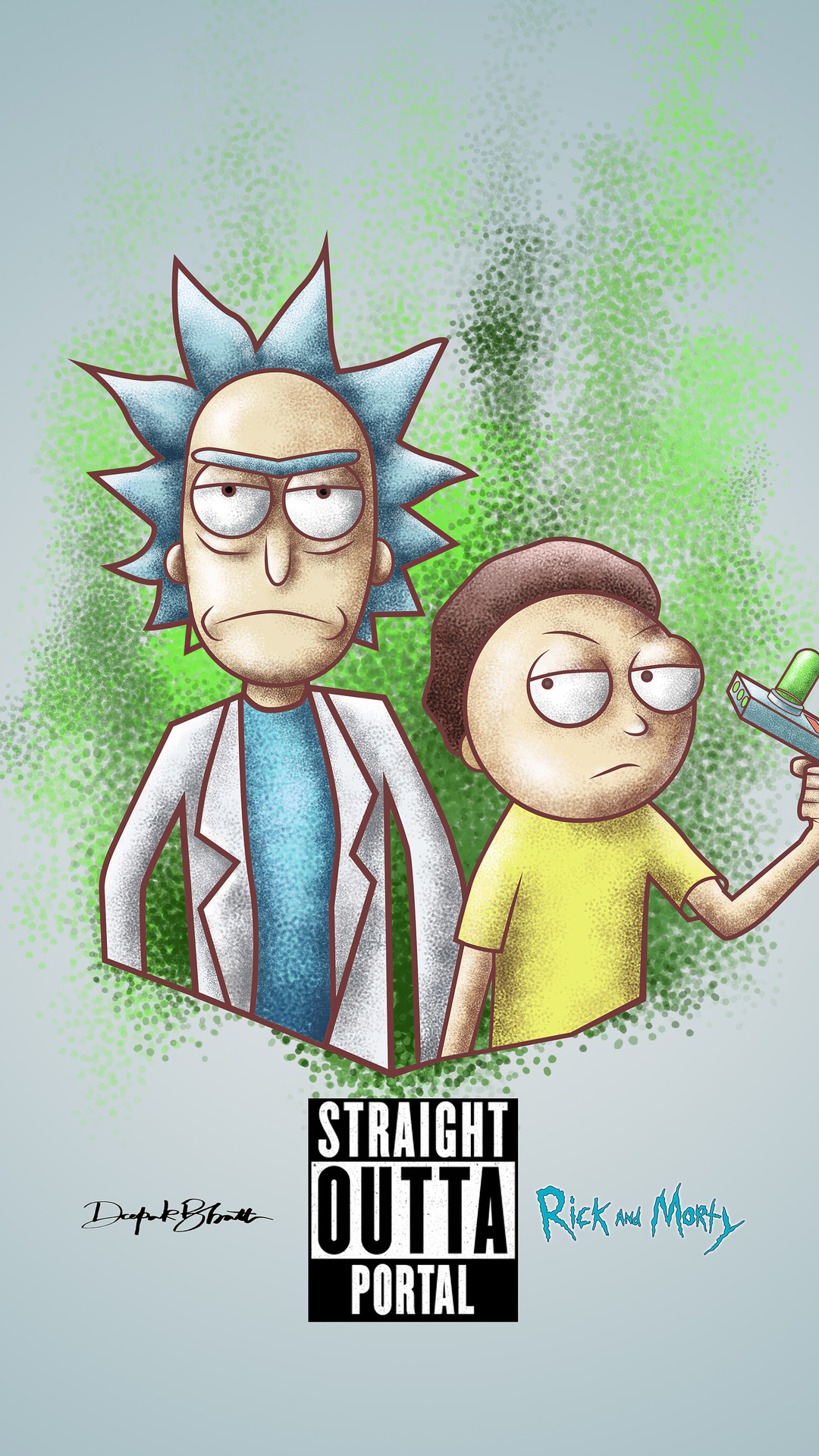 1080x1920 Rick And Morty Gig 4k Iphone 7,6s,6 Plus, Pixel xl ,One Plus ...