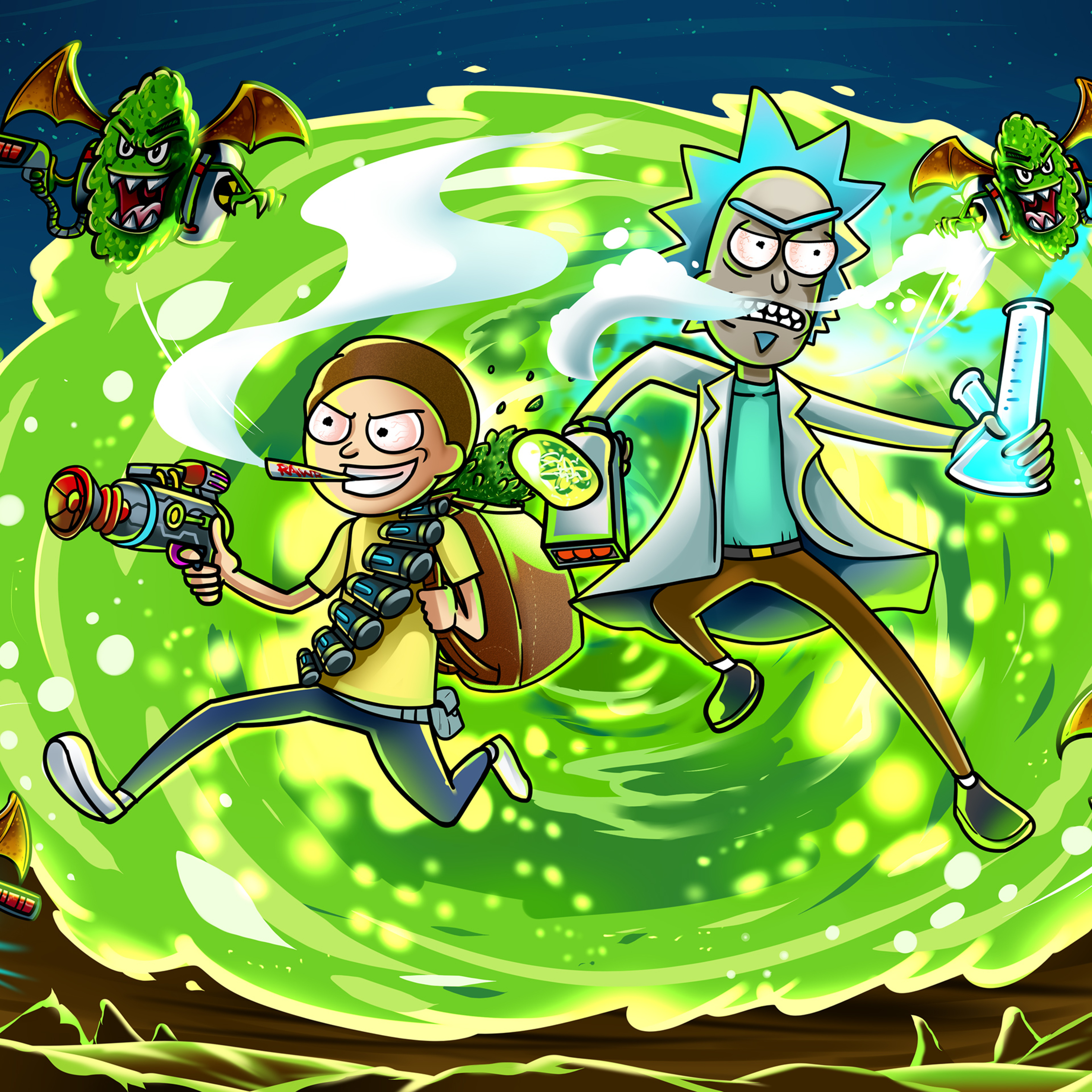 Rick and morty another. Рик и Морти. Арт Рик и Морти 4к. Rick and Morty обои. Rick and Morty poster Rick.