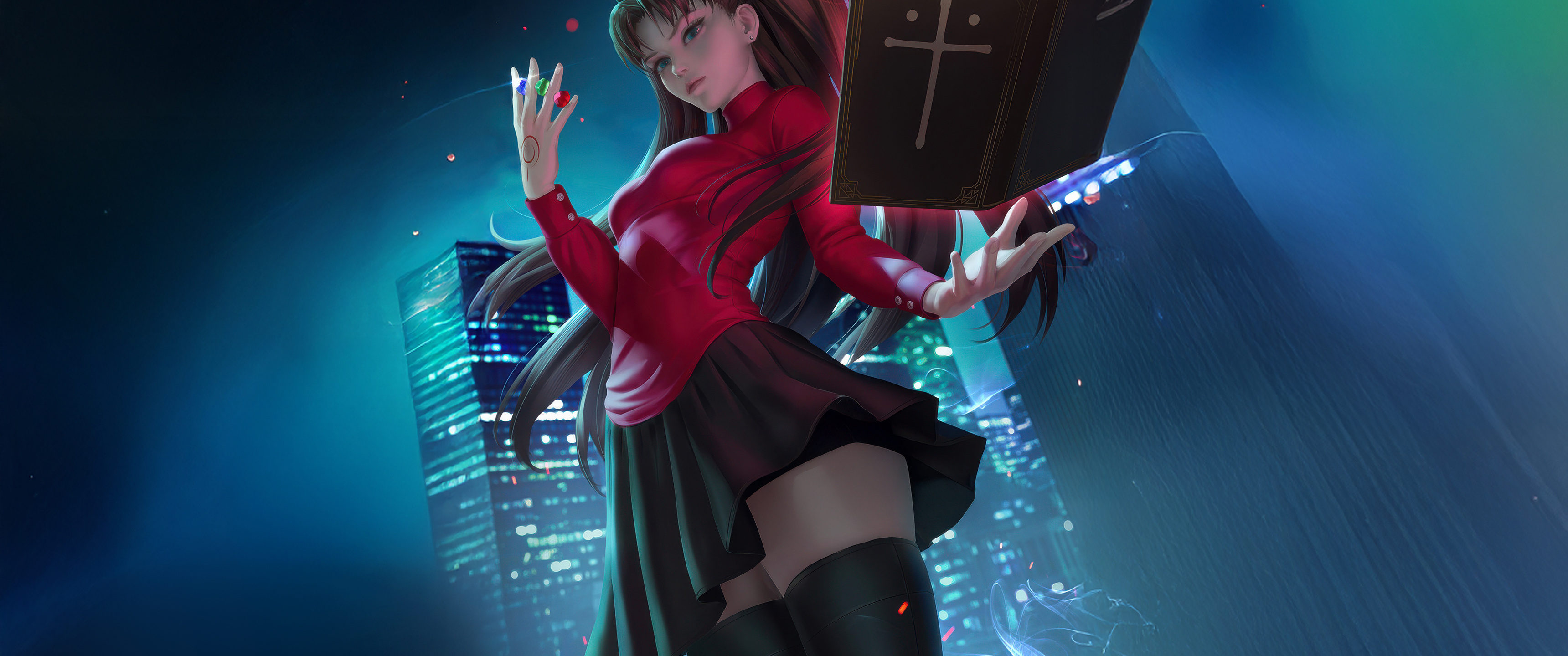3440x1440 Rin Tohsaka From The Fate Series UltraWide Quad HD 1440P ,HD ...