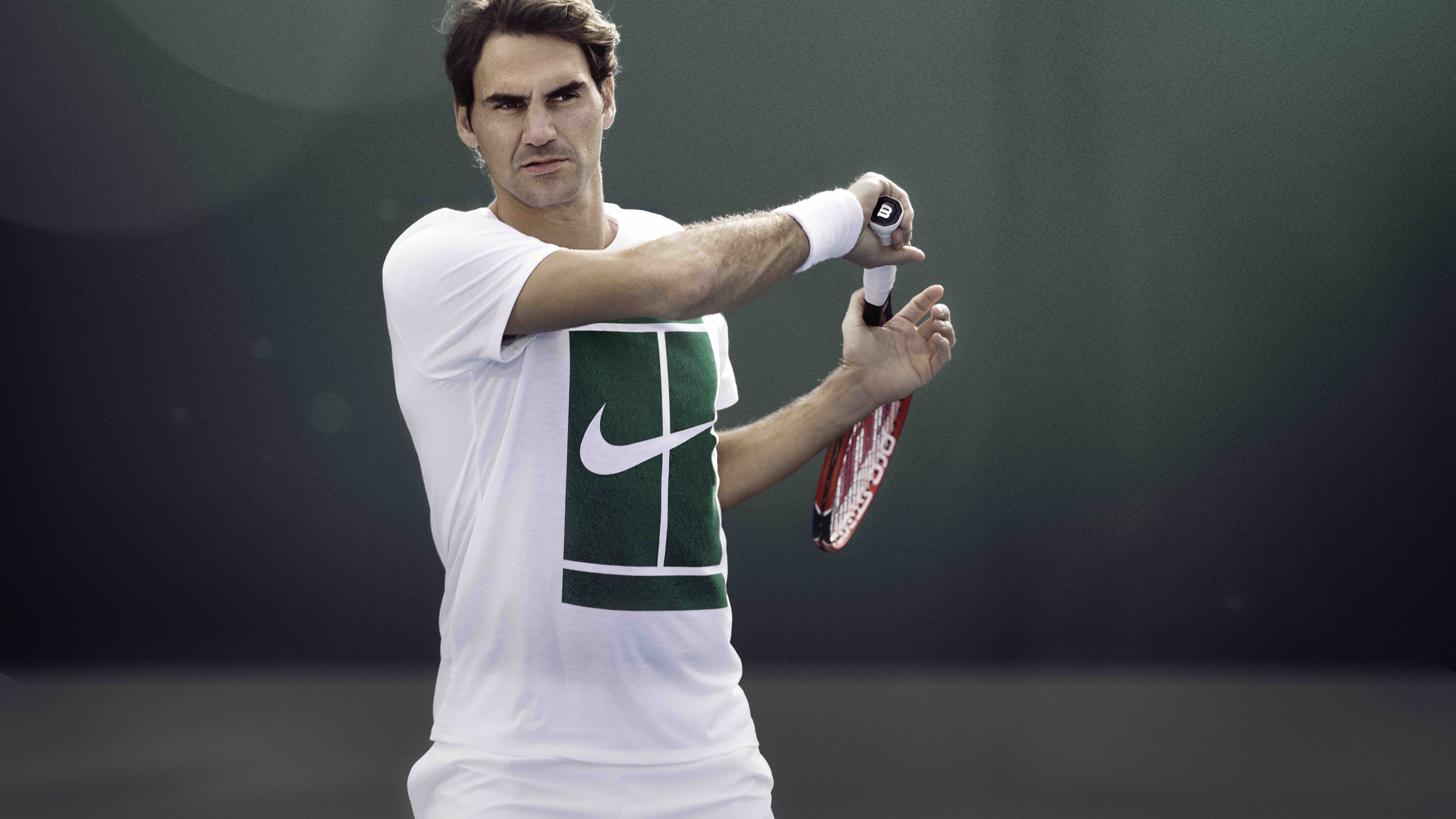 Roger Federer Tennis Player Wallpaper In 7680x4320 Resolution