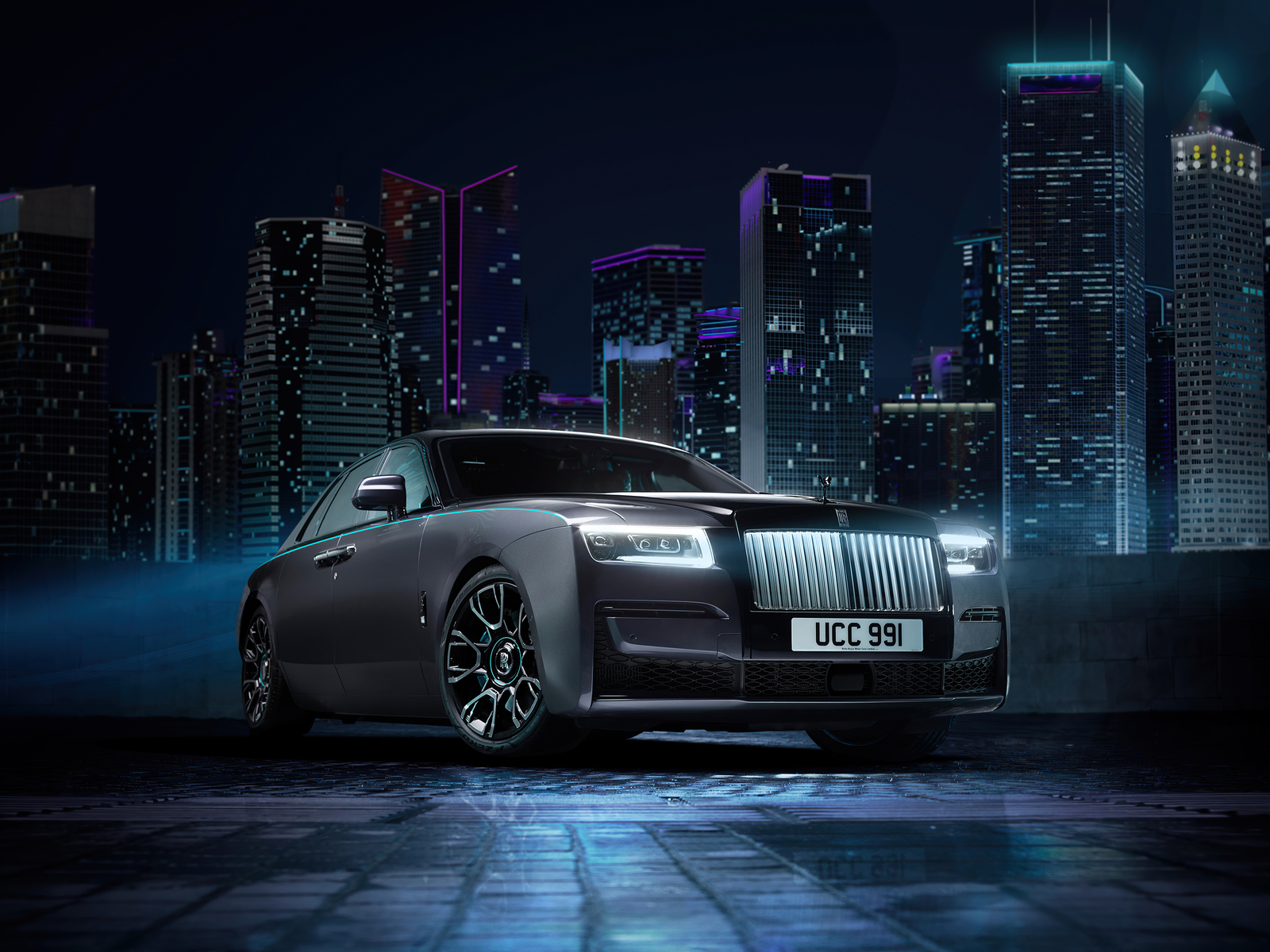 Rolls Royce Black Badge Ghost 2021 5k Wallpaper In 1600x1200 Resolution