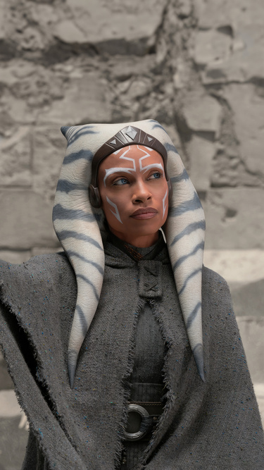 375x667 Rosario Dawson As Ahsoka Tano In Tv Series 375x667 Resolution Hd 4k Wallpapers Images