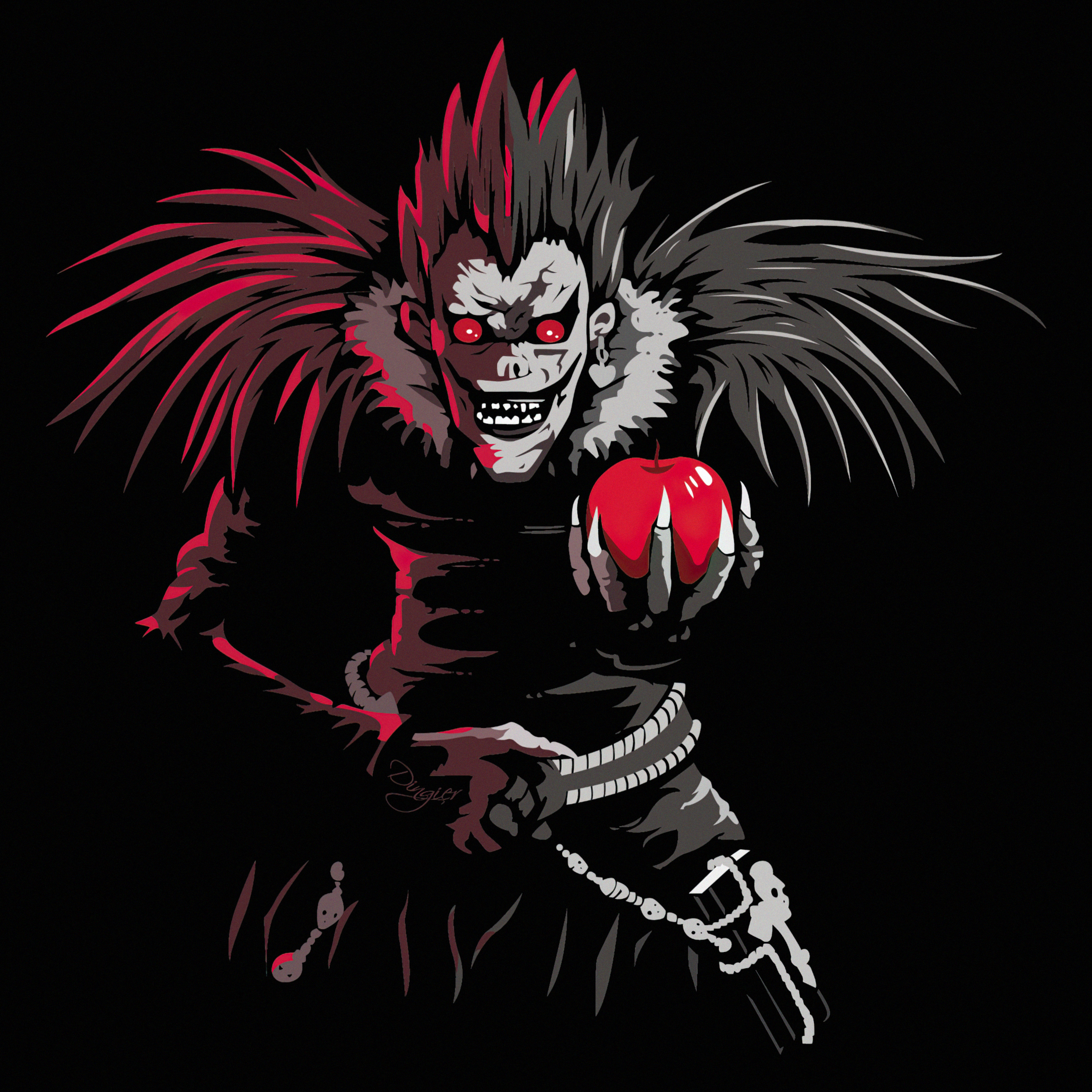 2932x2932 Ryuk Death Note 4k Ipad Pro Retina Display Hd 4k Wallpapers Images Backgrounds Photos And Pictures