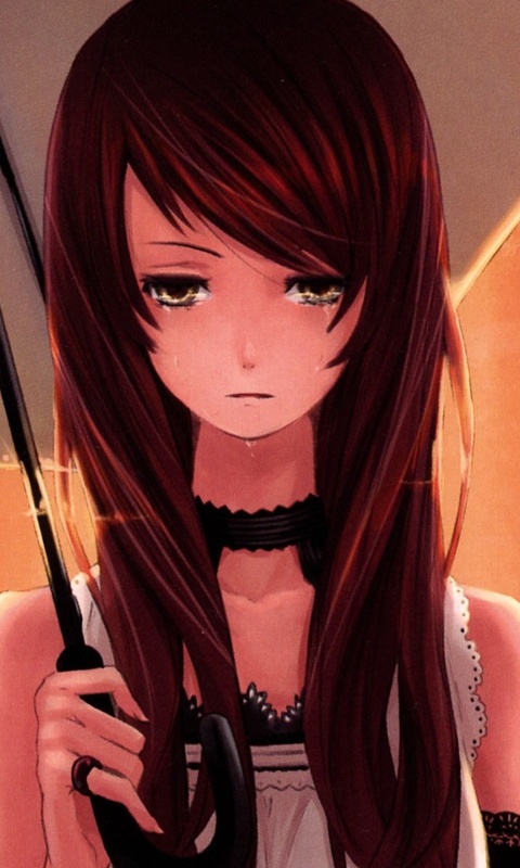 480x800 Sad Anime Girl Galaxy Note,HTC Desire,Nokia Lumia 520,625 Android  HD 4k Wallpapers, Images, Backgrounds, Photos and Pictures