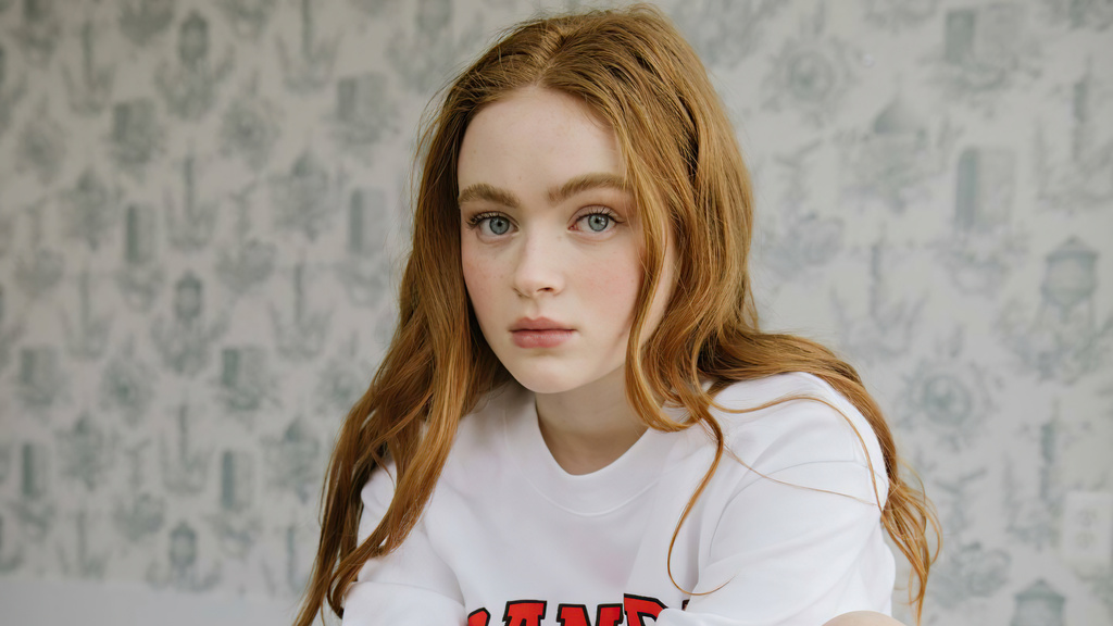 1024x576 Sadie Sink Sandro Paris 1024x576 Resolution HD 4k Wallpapers