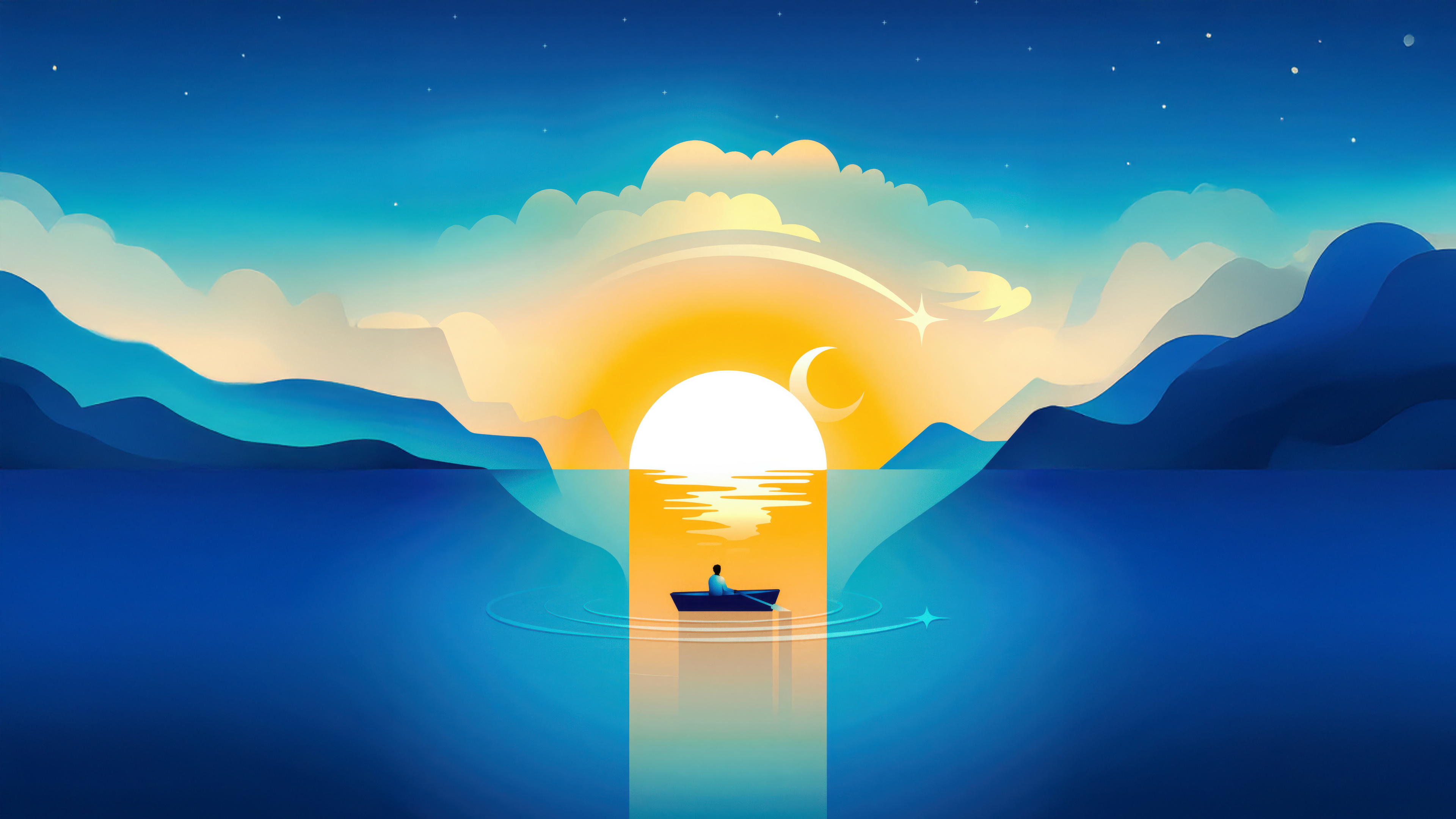 3840x2160 Sailing Into Light 4K ,HD 4k Wallpapers,Images,Backgrounds ...